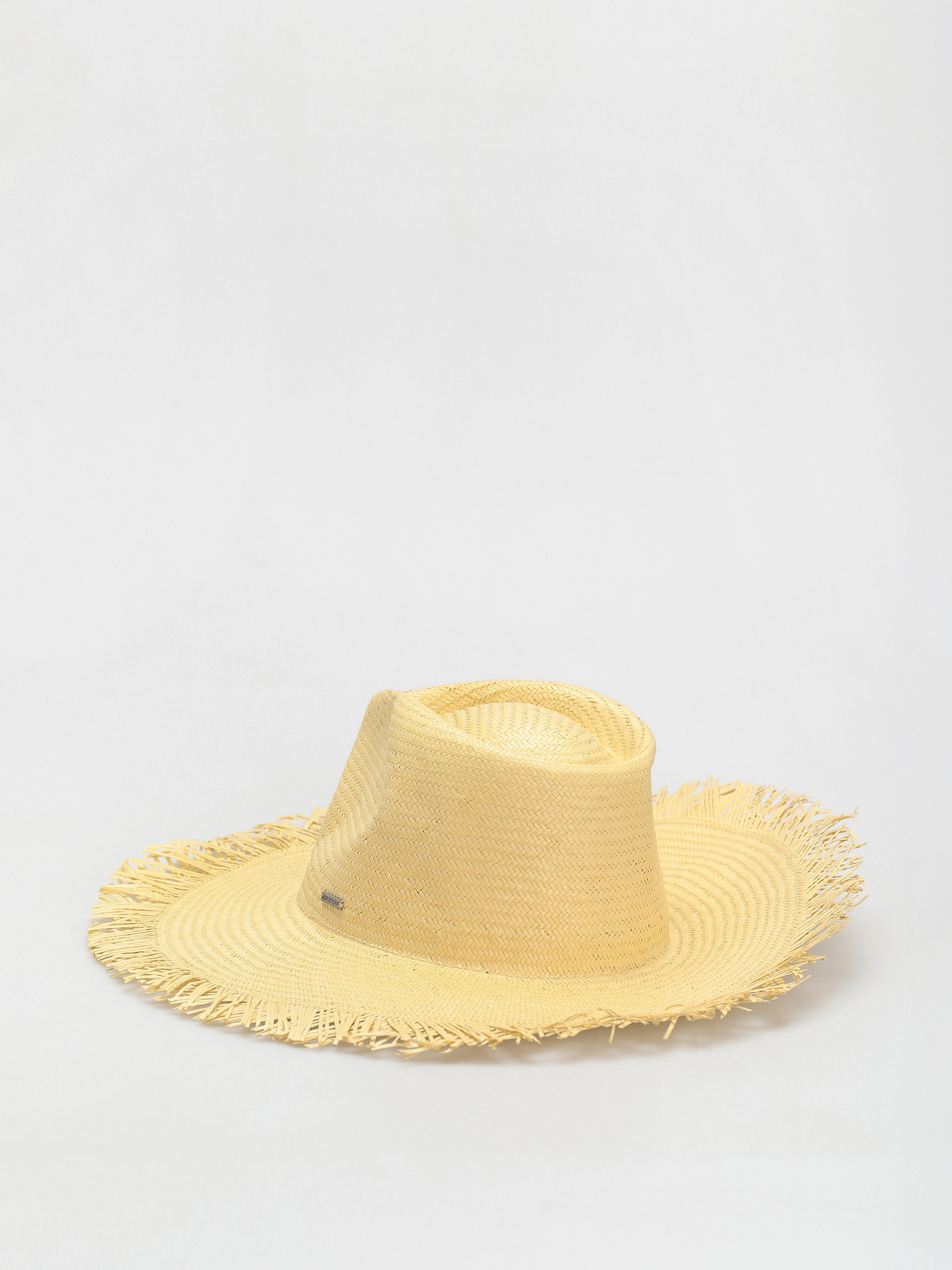 Капелюх Brixton Jo Straw Frayed Fedora (honey)