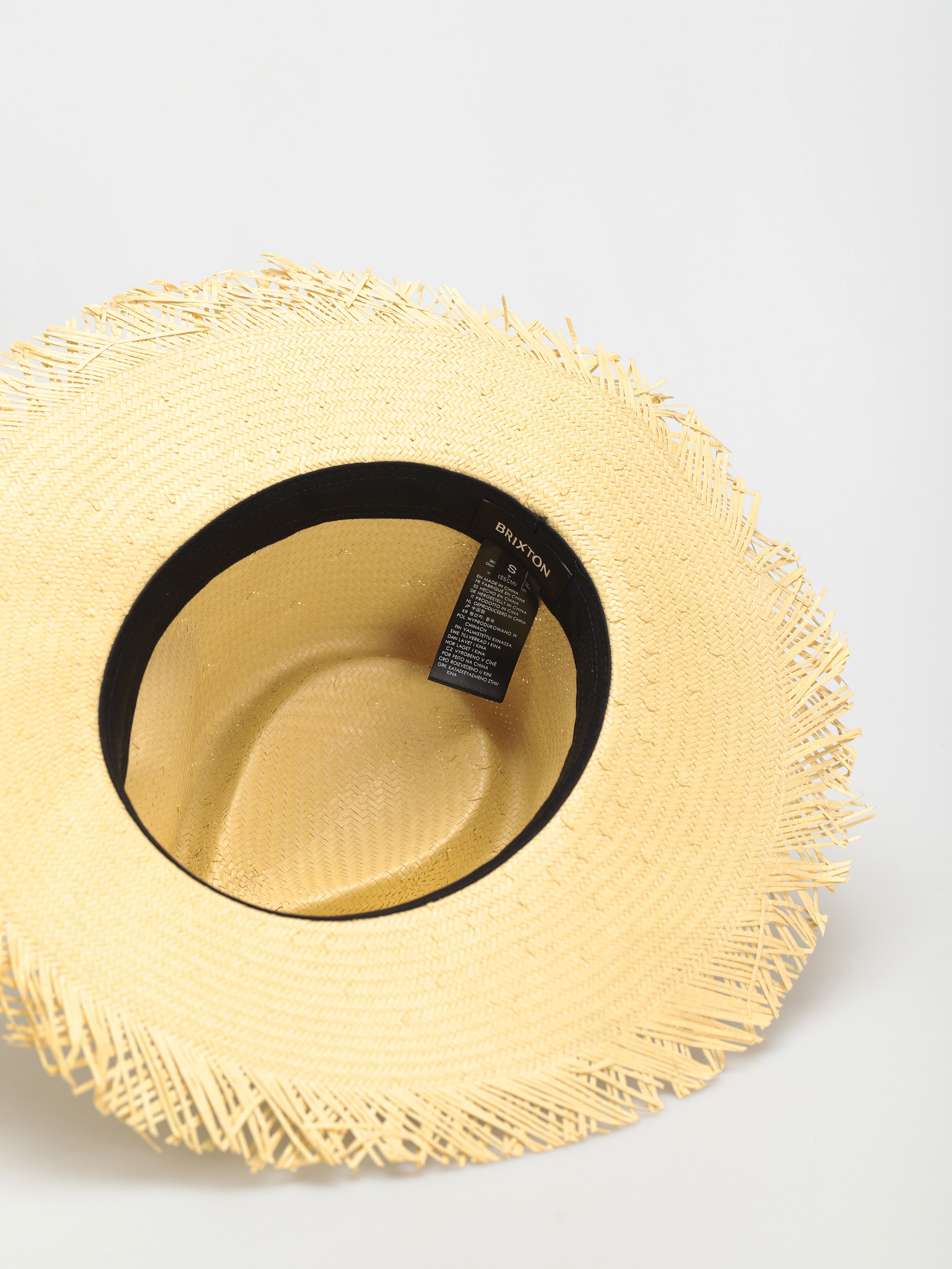 Капелюх Brixton Jo Straw Frayed Fedora (honey)