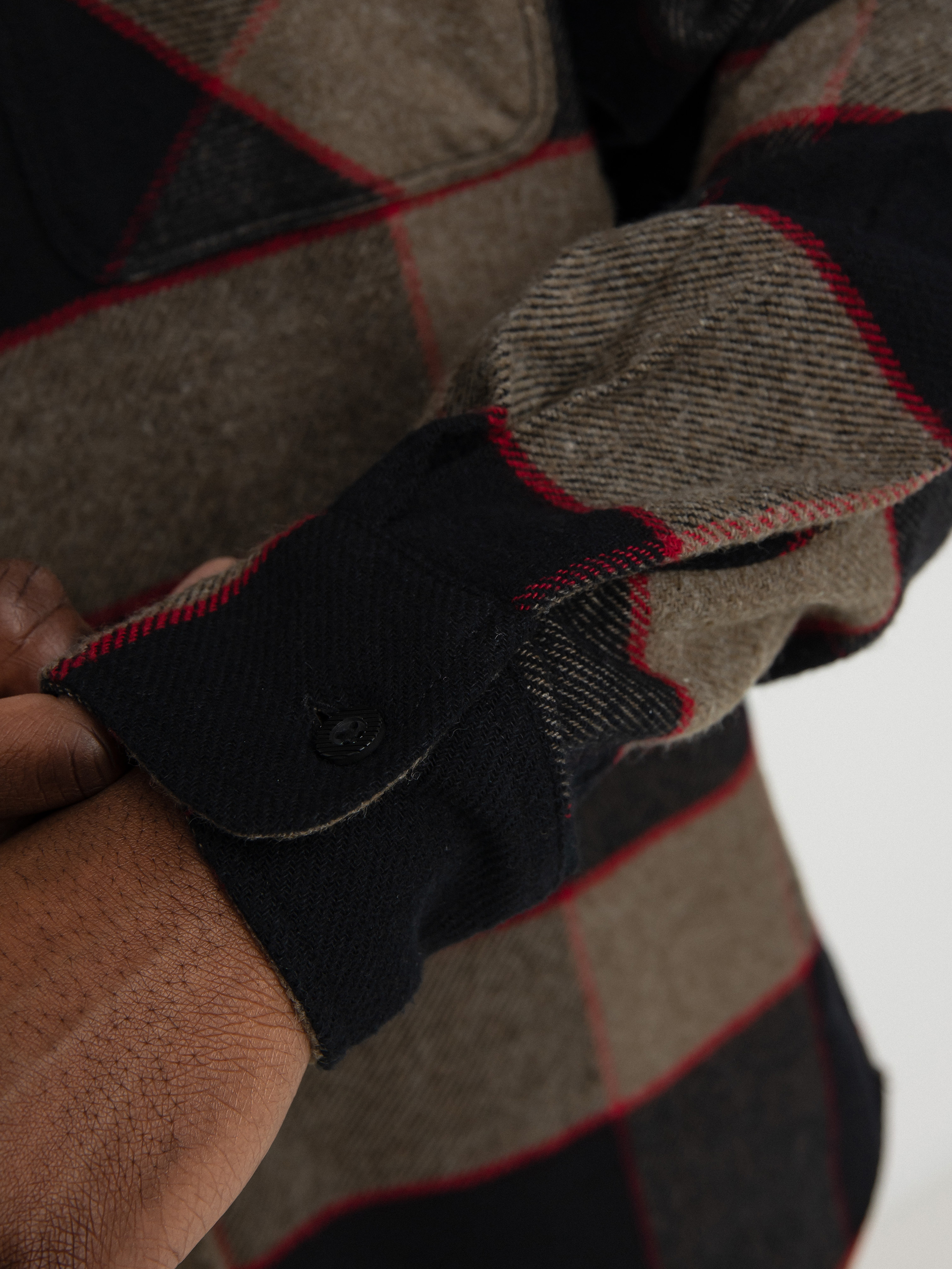 Сорочка Brixton Bowery Flannel Ls (heather grey/charcoal)