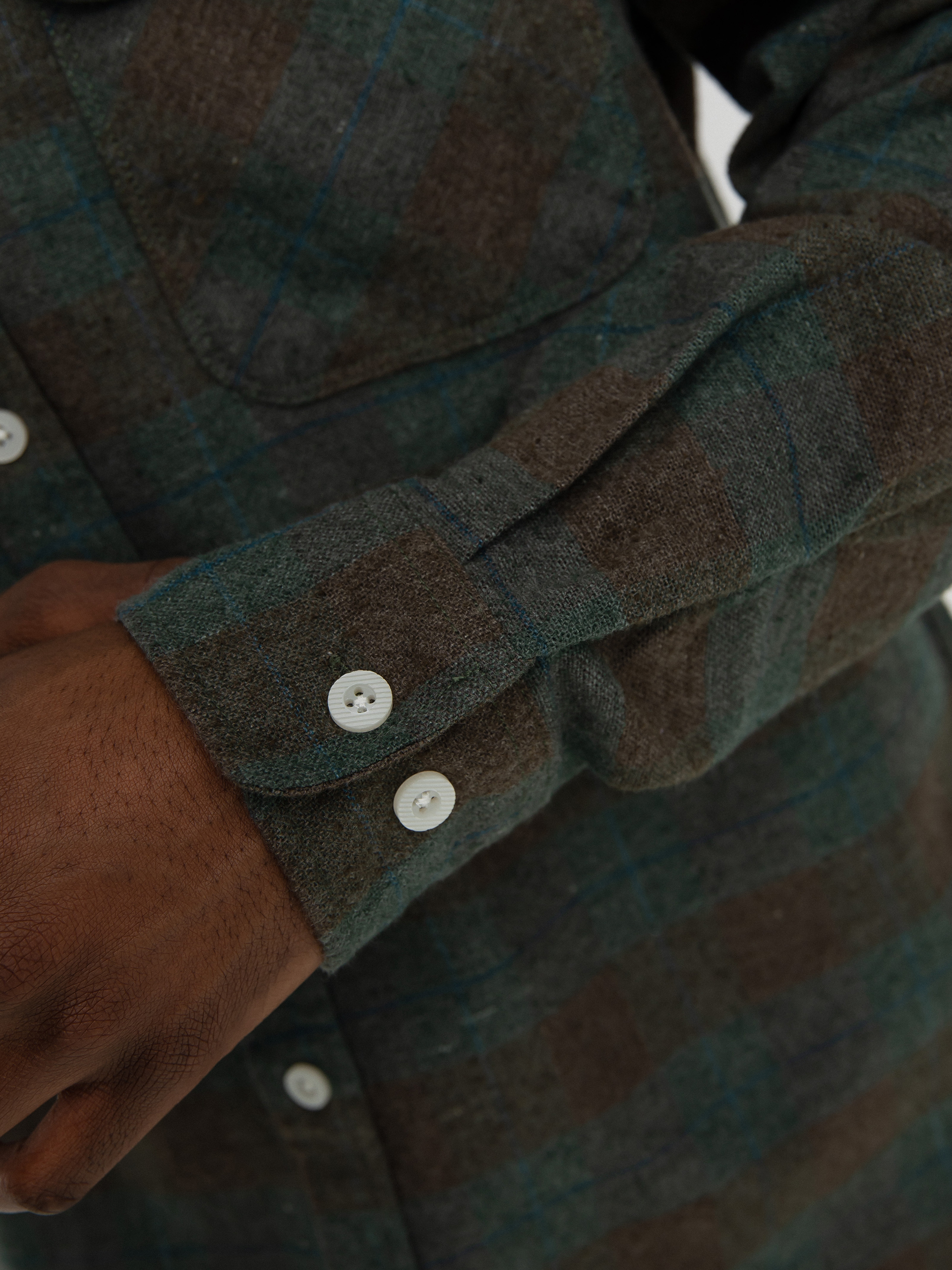 Сорочка Brixton Bowery Flannel Ls (ocean)