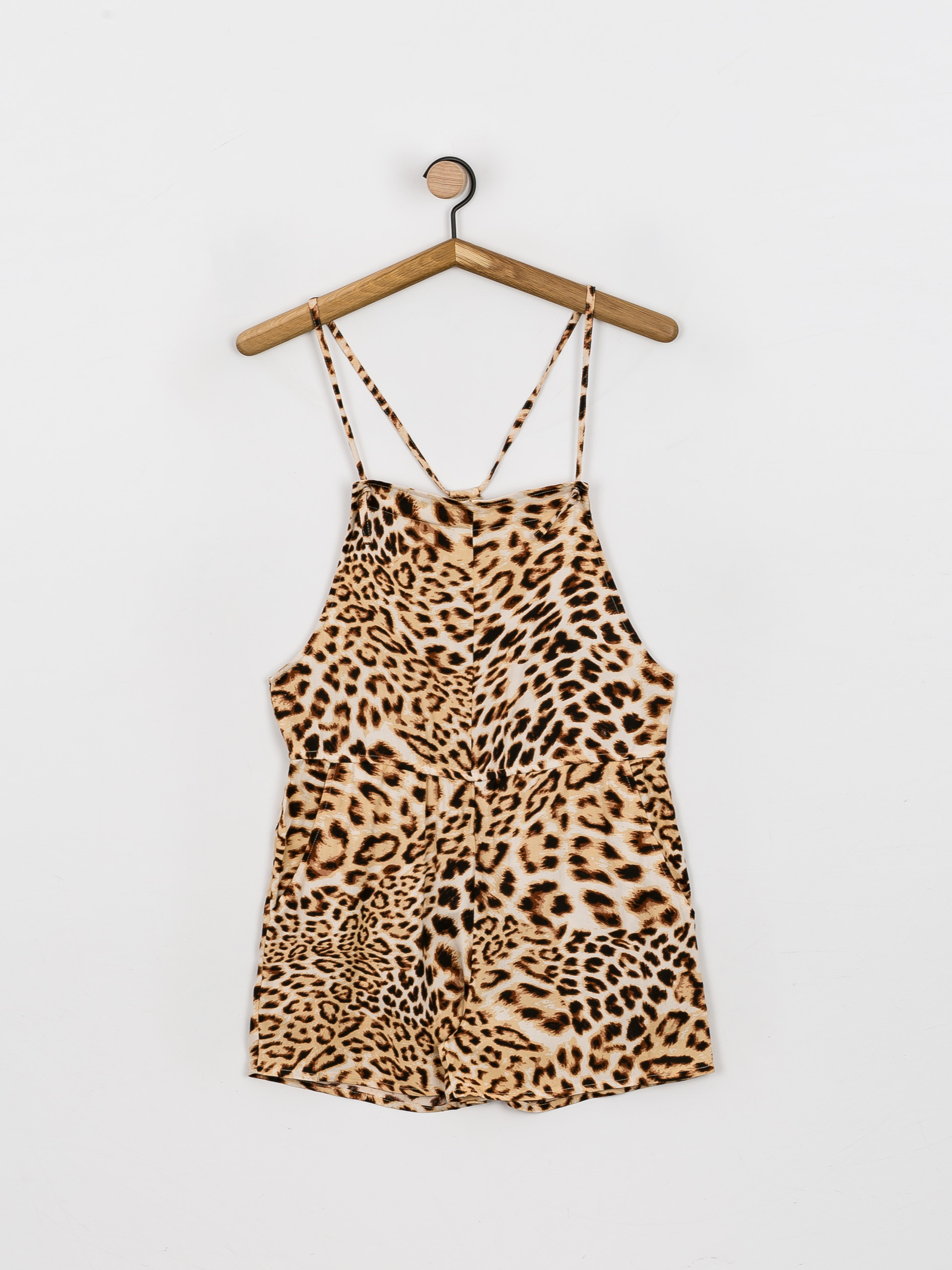 Жіночий  Комбінезон RVCA Ogrodniczki Laidback Romper (light brown)