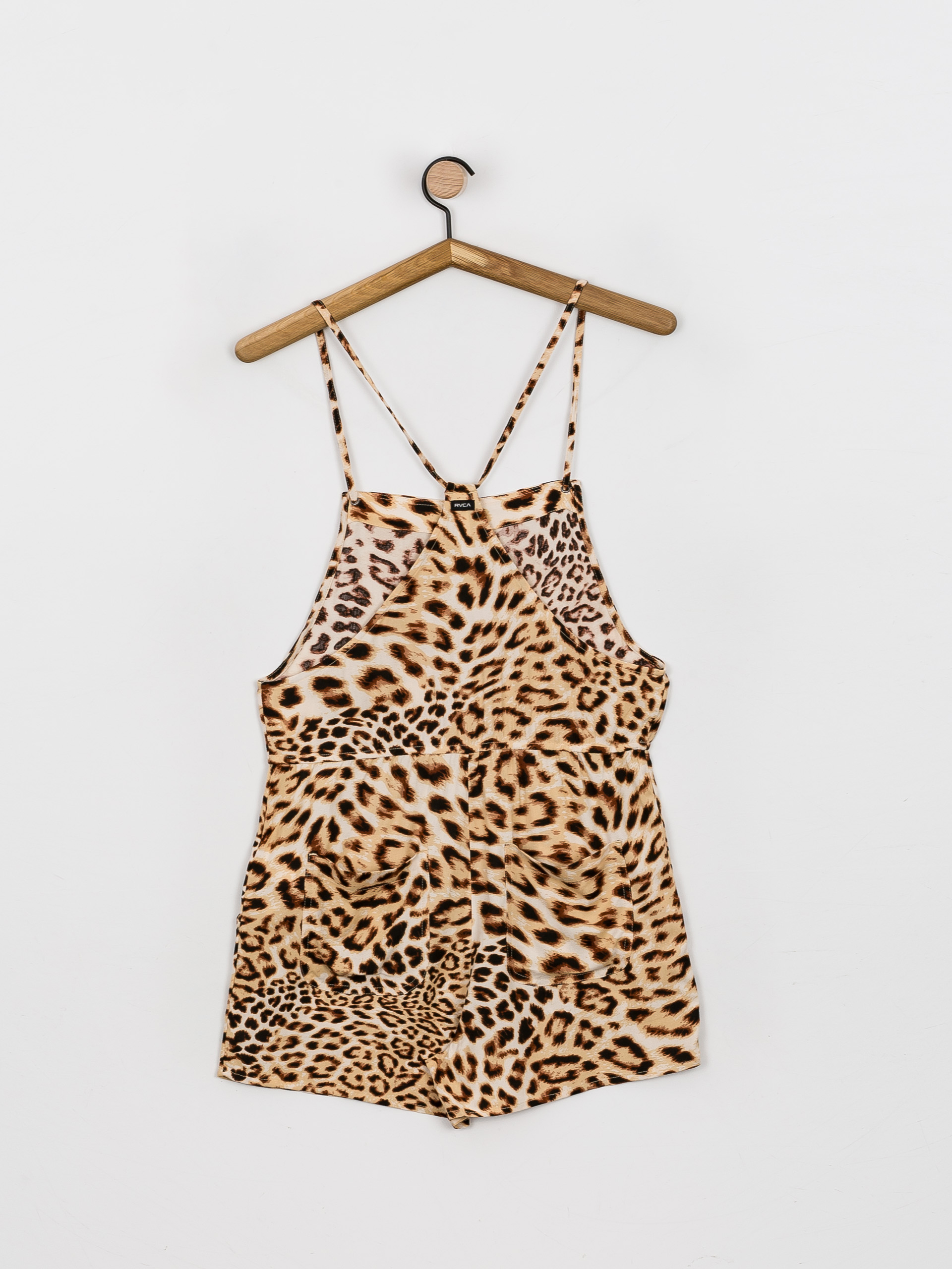 Жіночий  Комбінезон RVCA Ogrodniczki Laidback Romper (light brown)