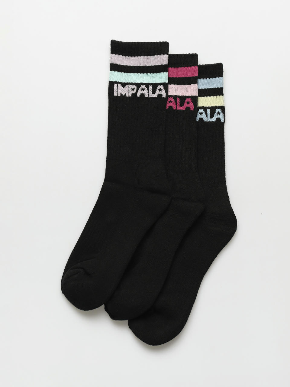  Шкарпетки Impala Stripe Sock 3Pk Wmn (black)