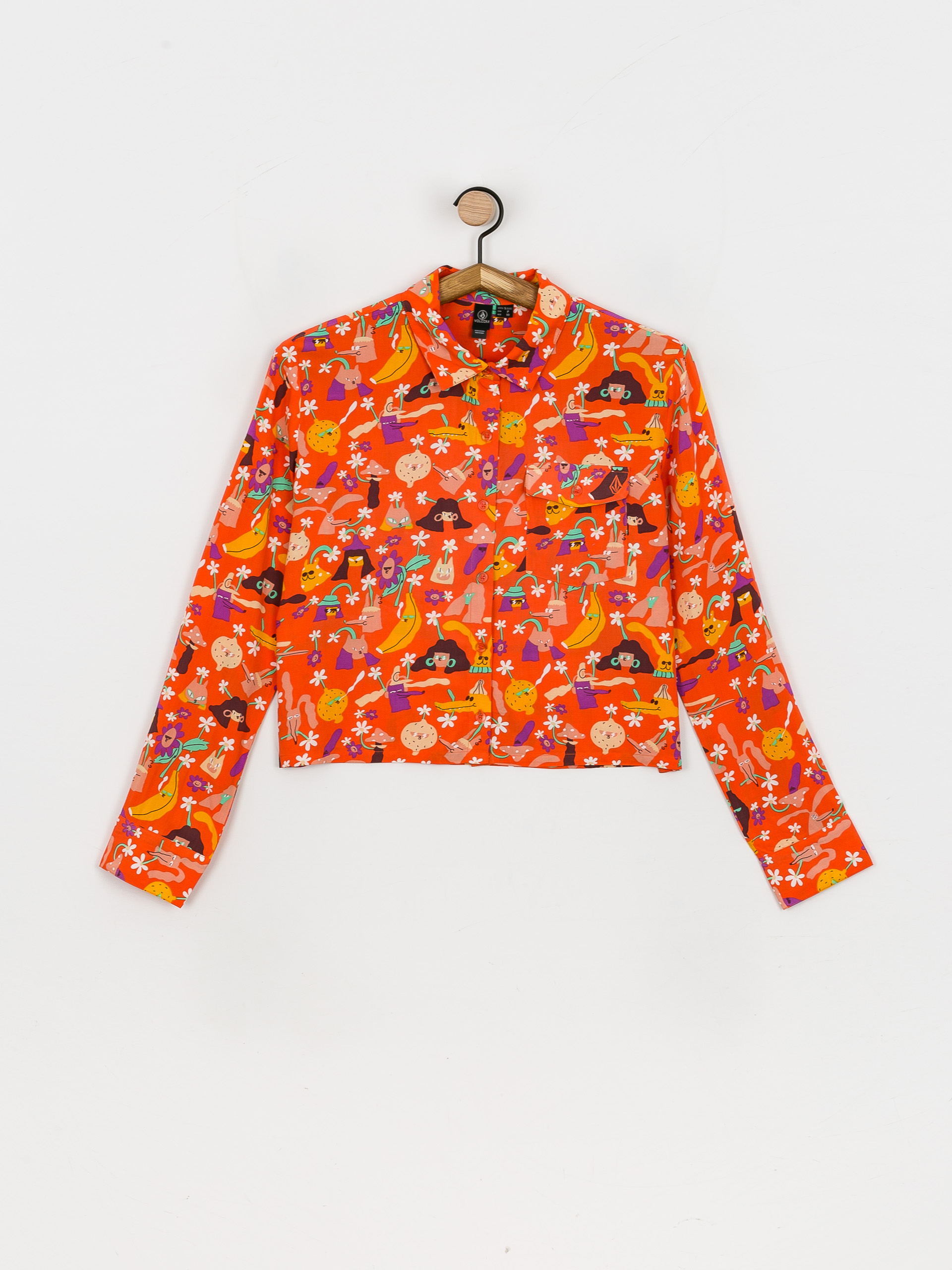 Сорочка Volcom Egle Zvirblyte Woven Wmn (living coral)