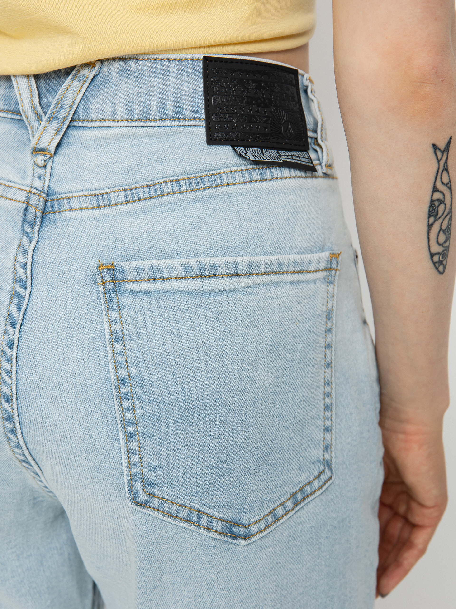 Штани Volcom Stn Step Hirise Wmn (thrifter blue light)