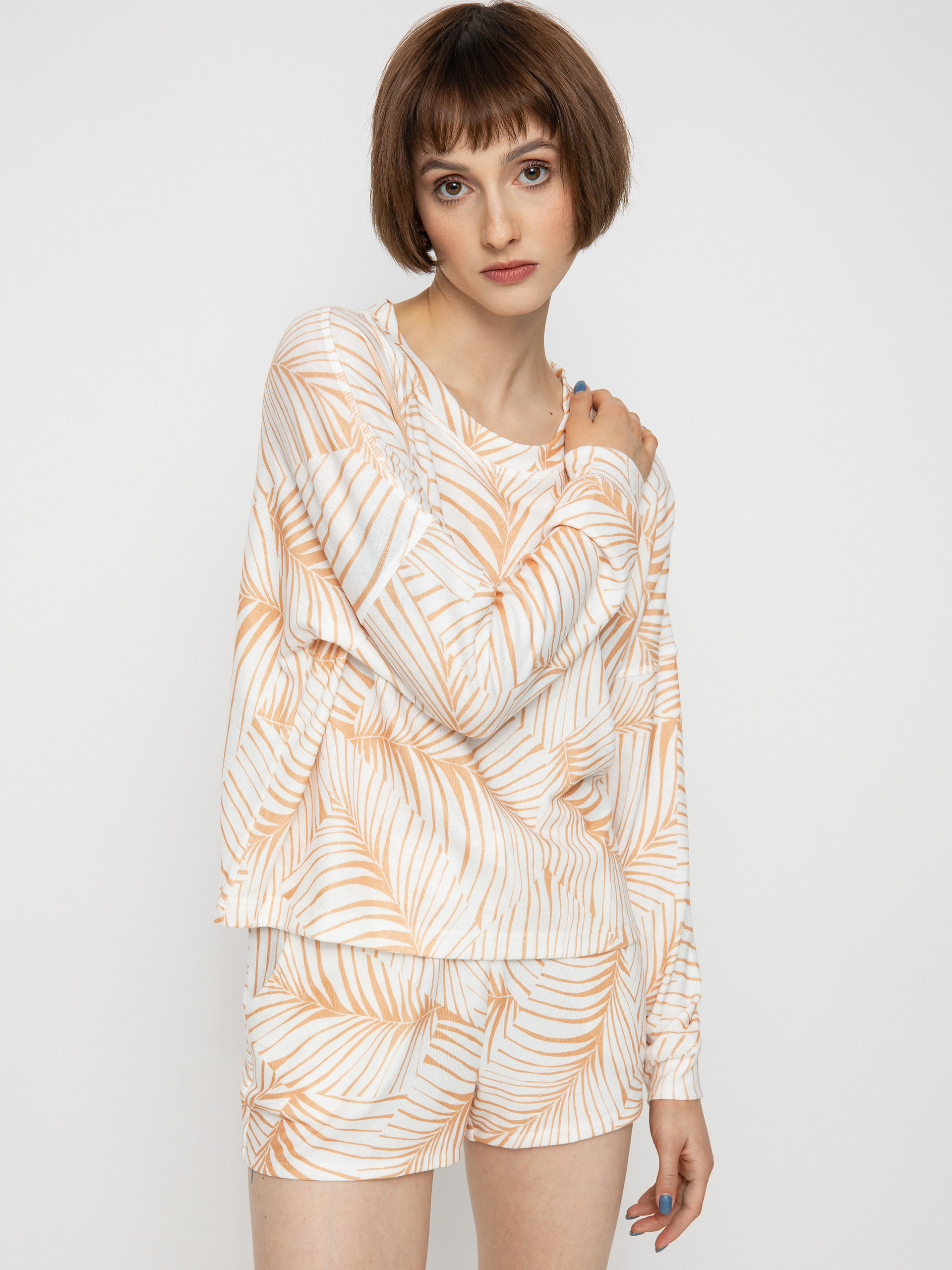 Світшот Roxy Current Mood Wmn (toast palm tree dreams)