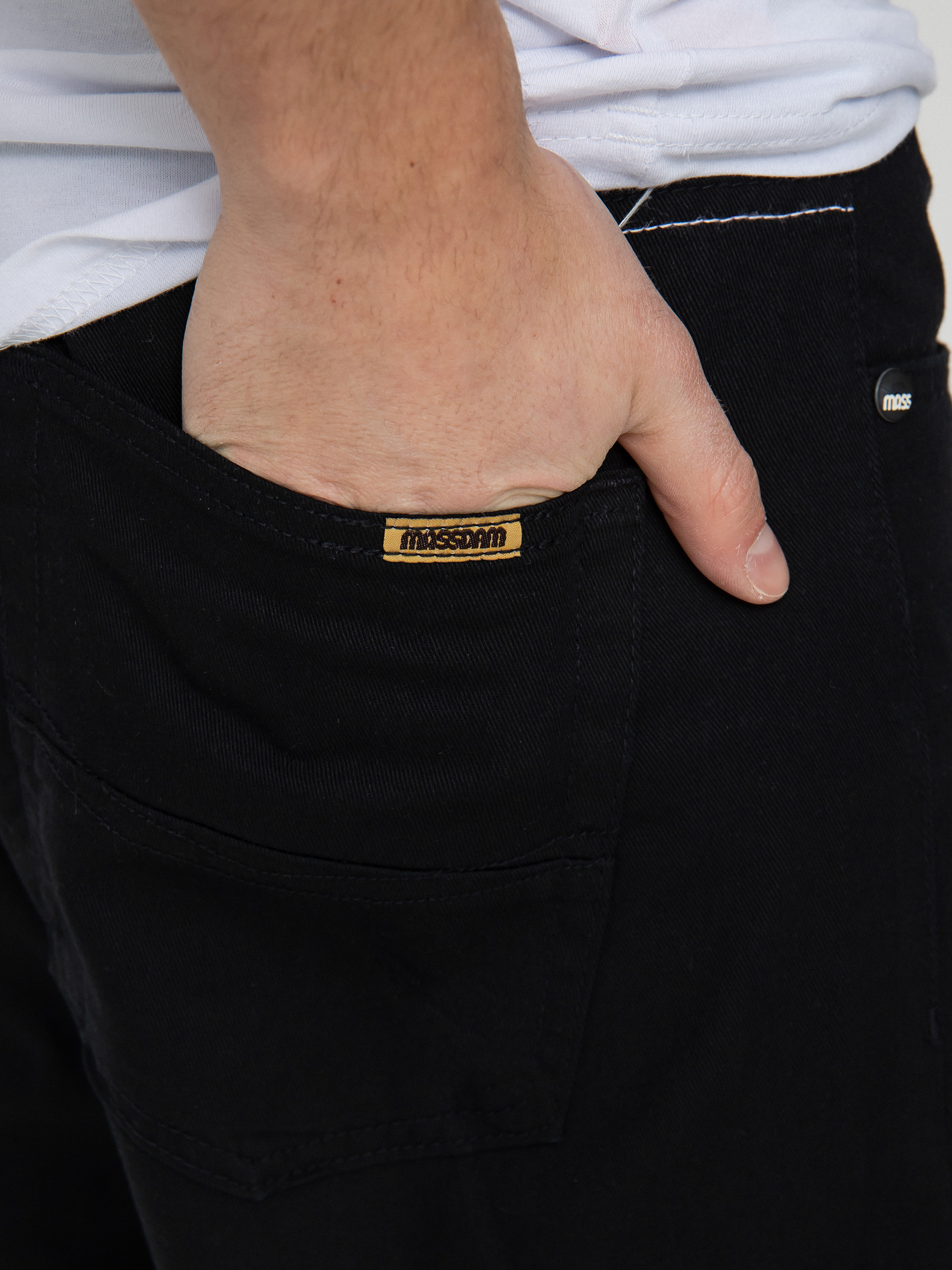 Штани MassDnm Slang Baggy Fit (black)