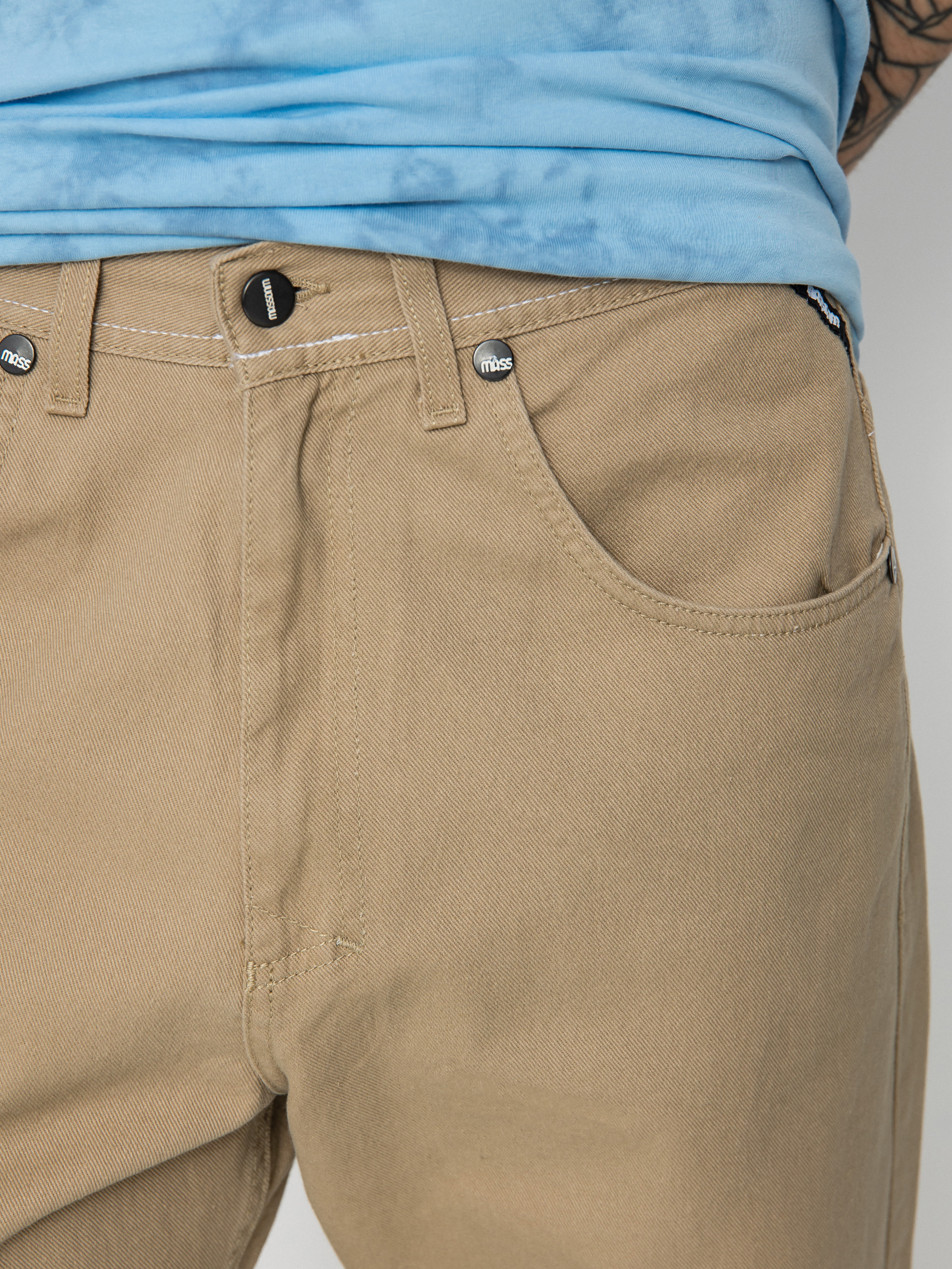 Штани MassDnm Slang Baggy Fit (beige)