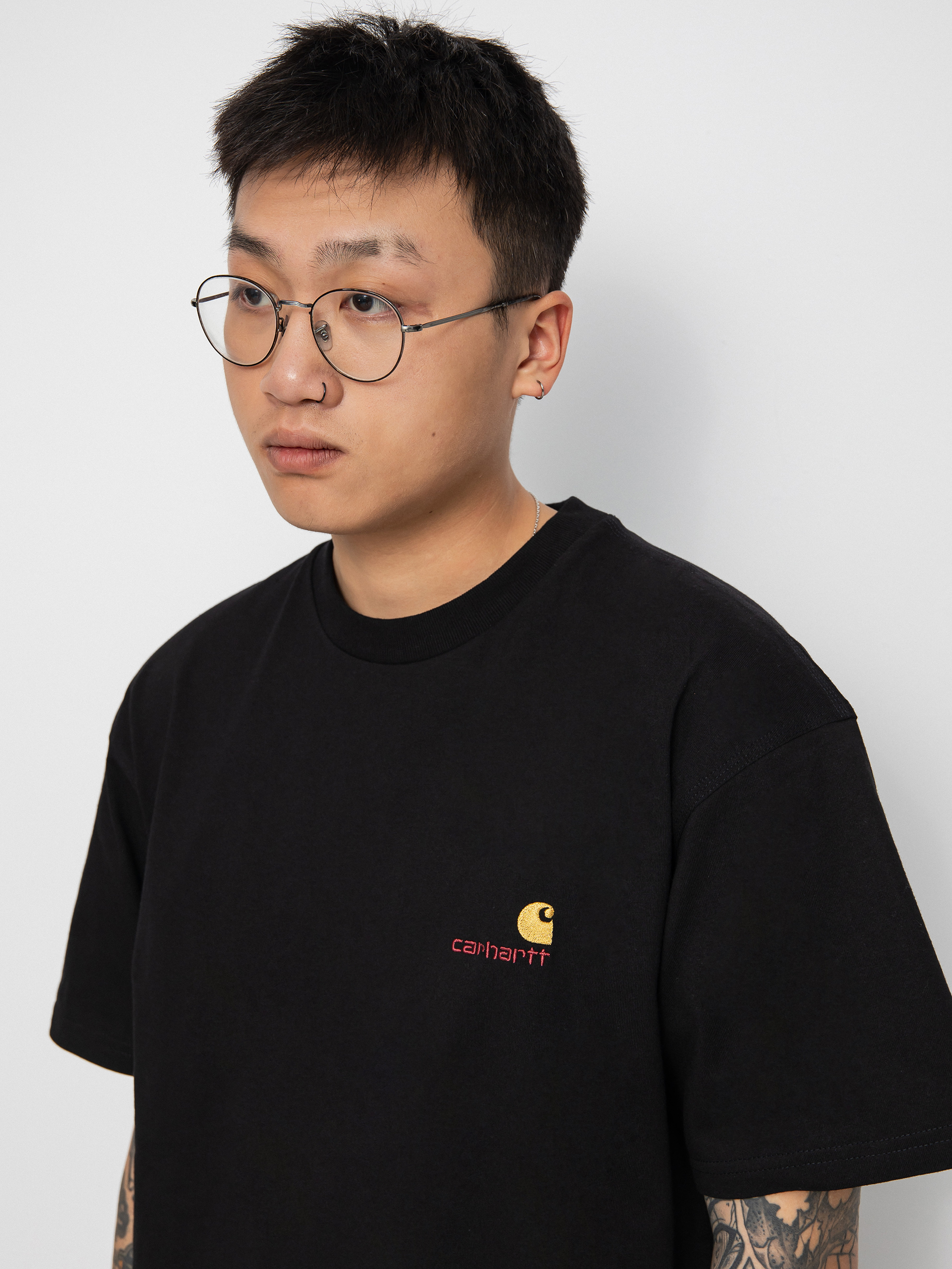Футболка Carhartt WIP American Script (black)