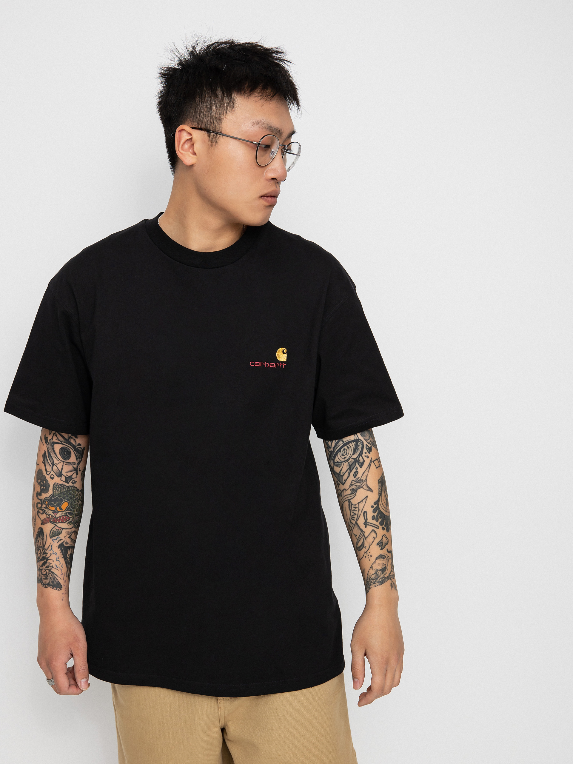 Футболка Carhartt WIP American Script (black)