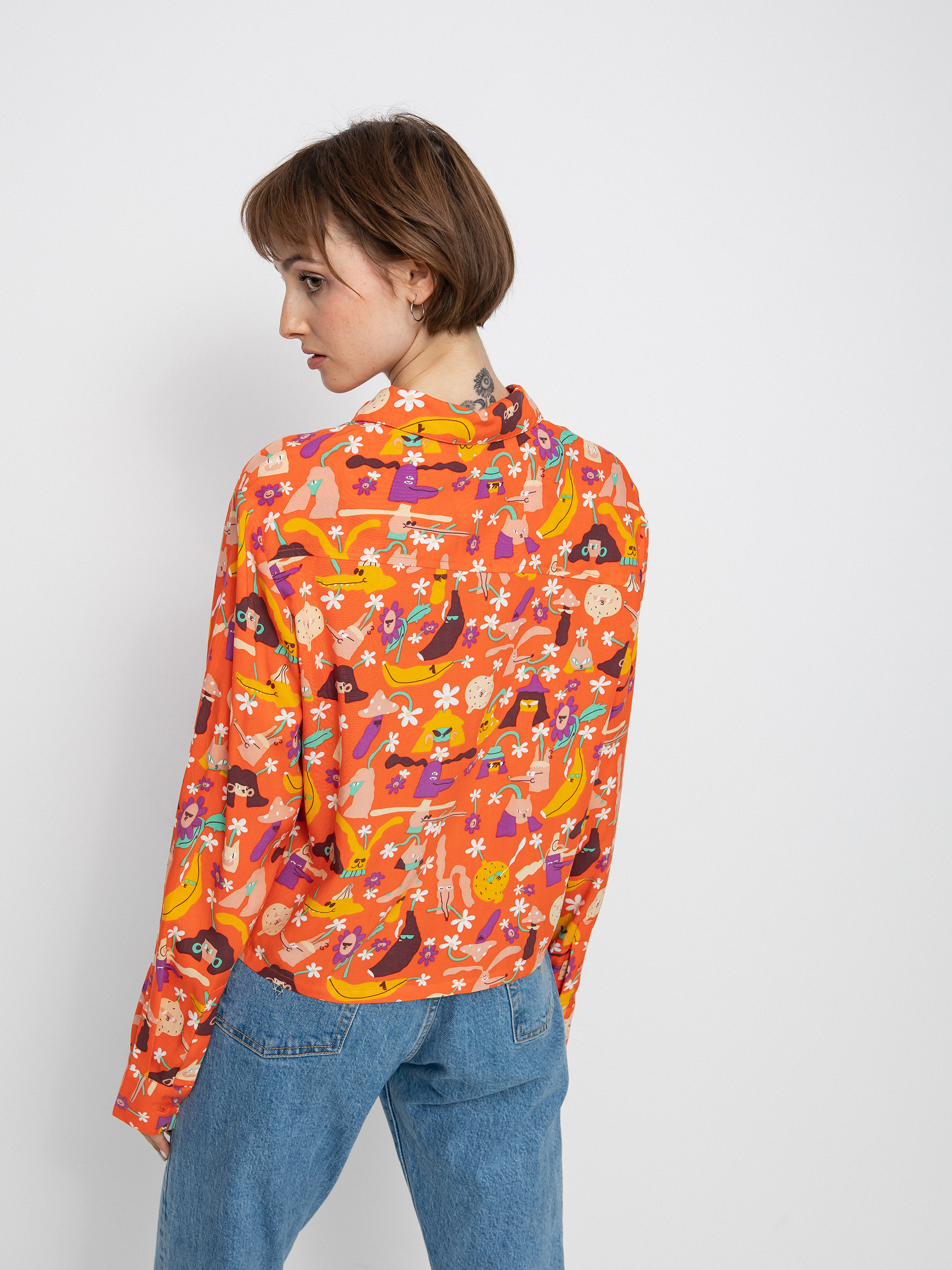 Сорочка Volcom Egle Zvirblyte Woven Wmn (living coral)