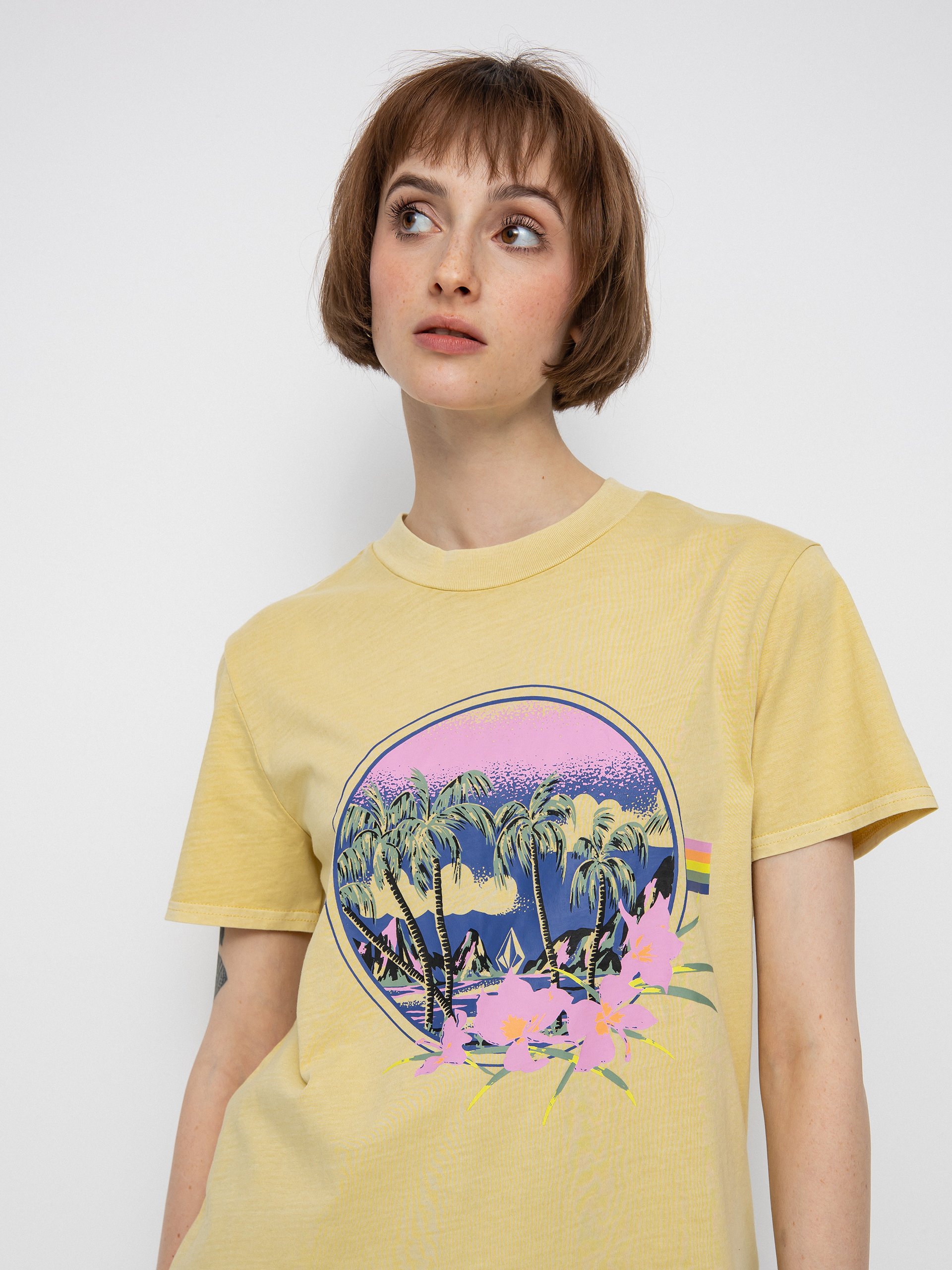 Футболка Volcom Lock It Up Wmn (wheat)