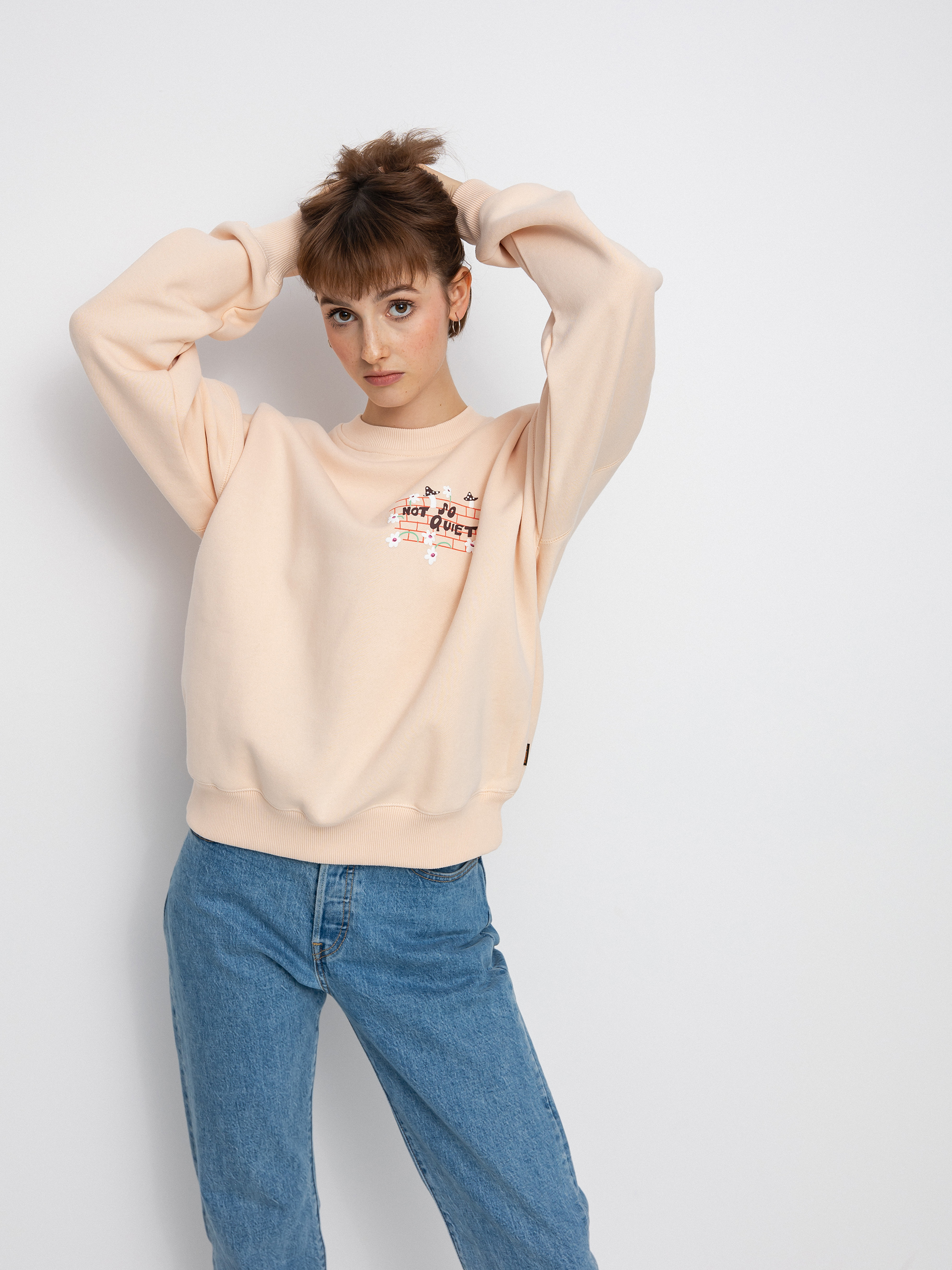 Світшот Volcom Egle Zvirblyte Wmn (light pink)