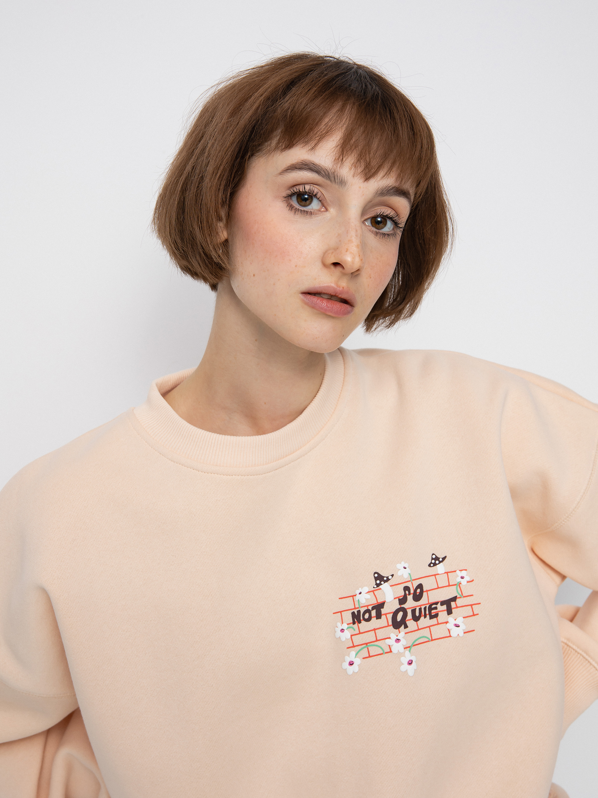 Світшот Volcom Egle Zvirblyte Wmn (light pink)