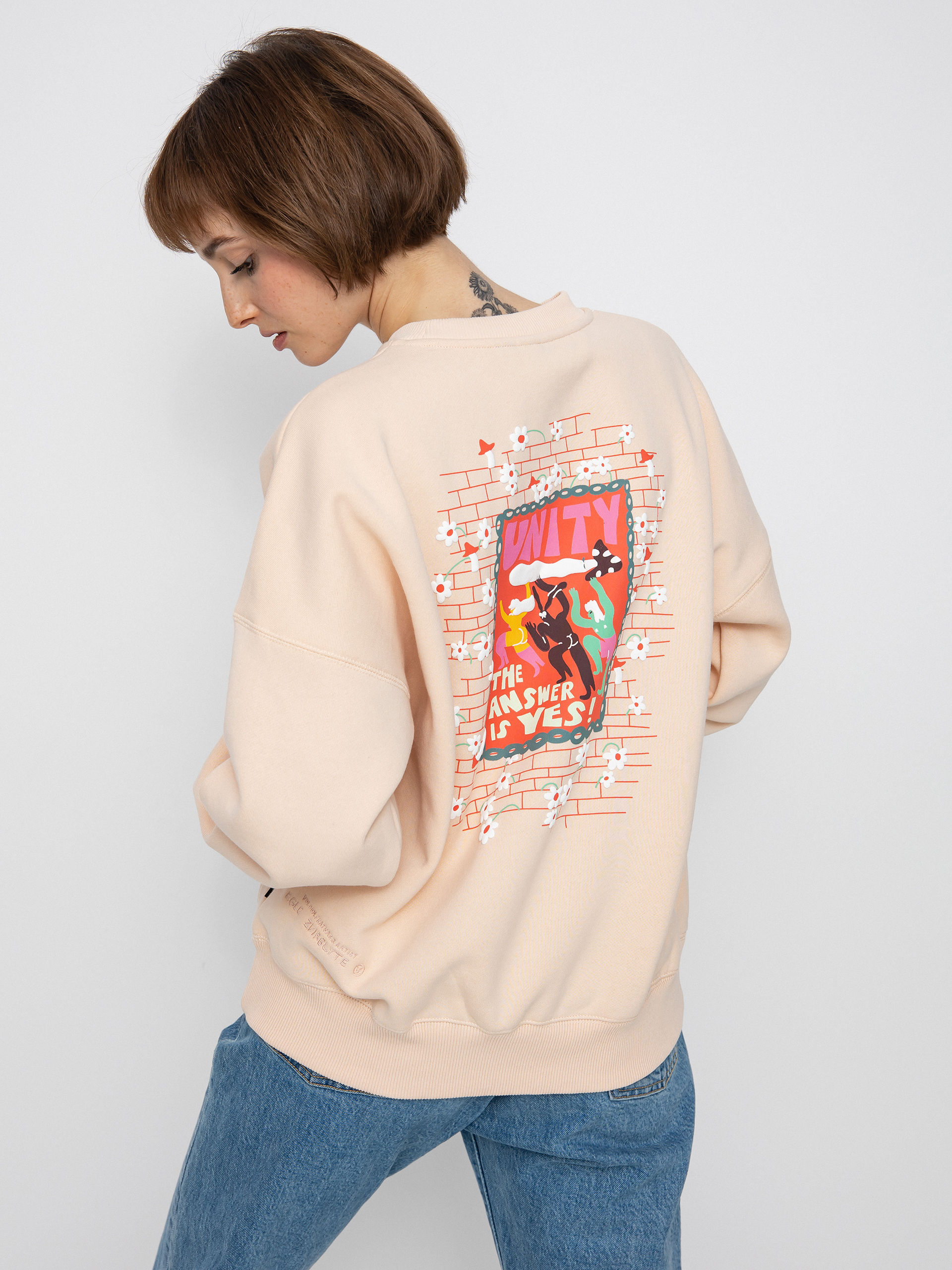 Світшот Volcom Egle Zvirblyte Wmn (light pink)