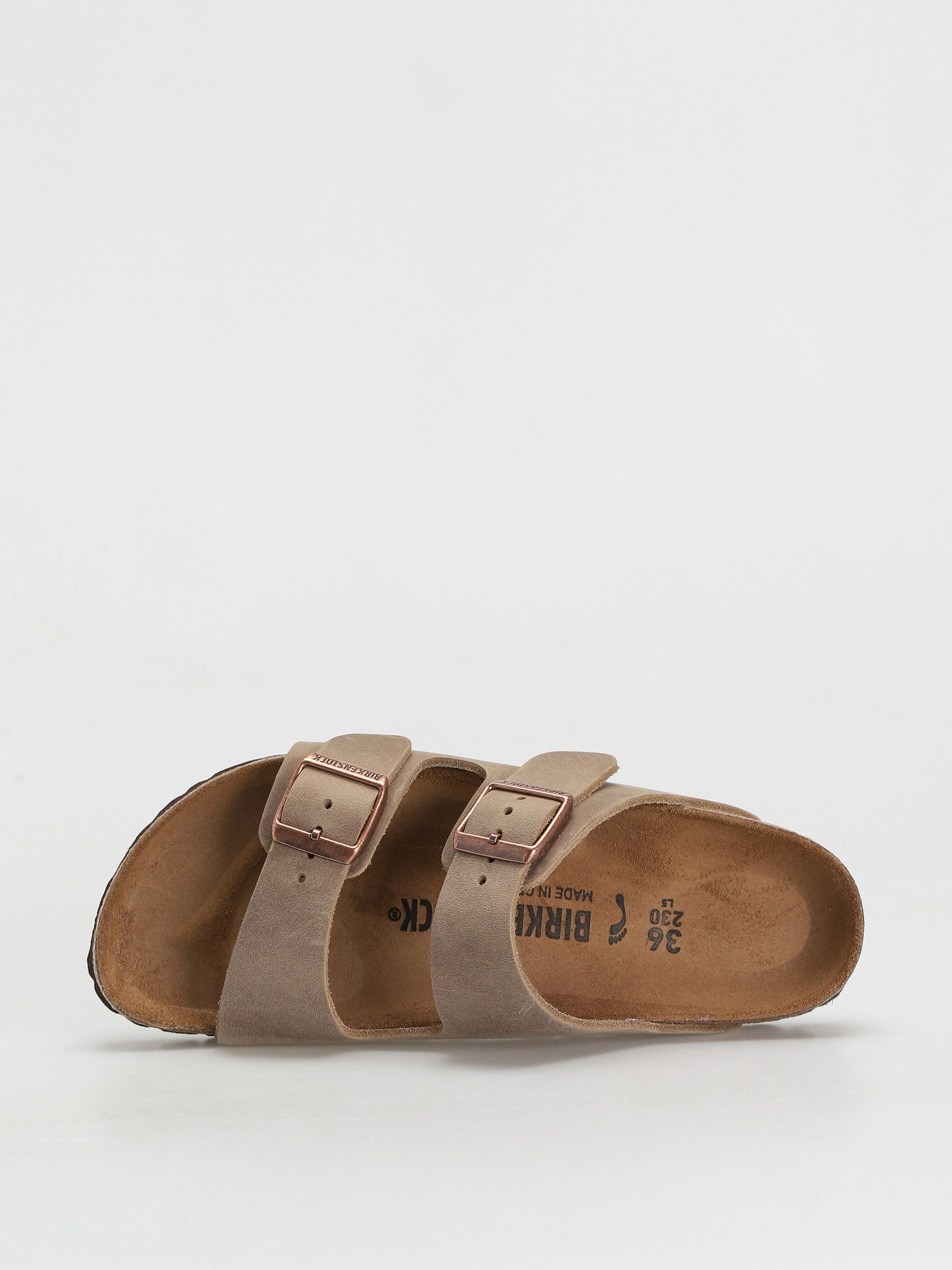 Шльопанці Birkenstock Arizona Narrow Wmn (tabacco brown waxy leather)