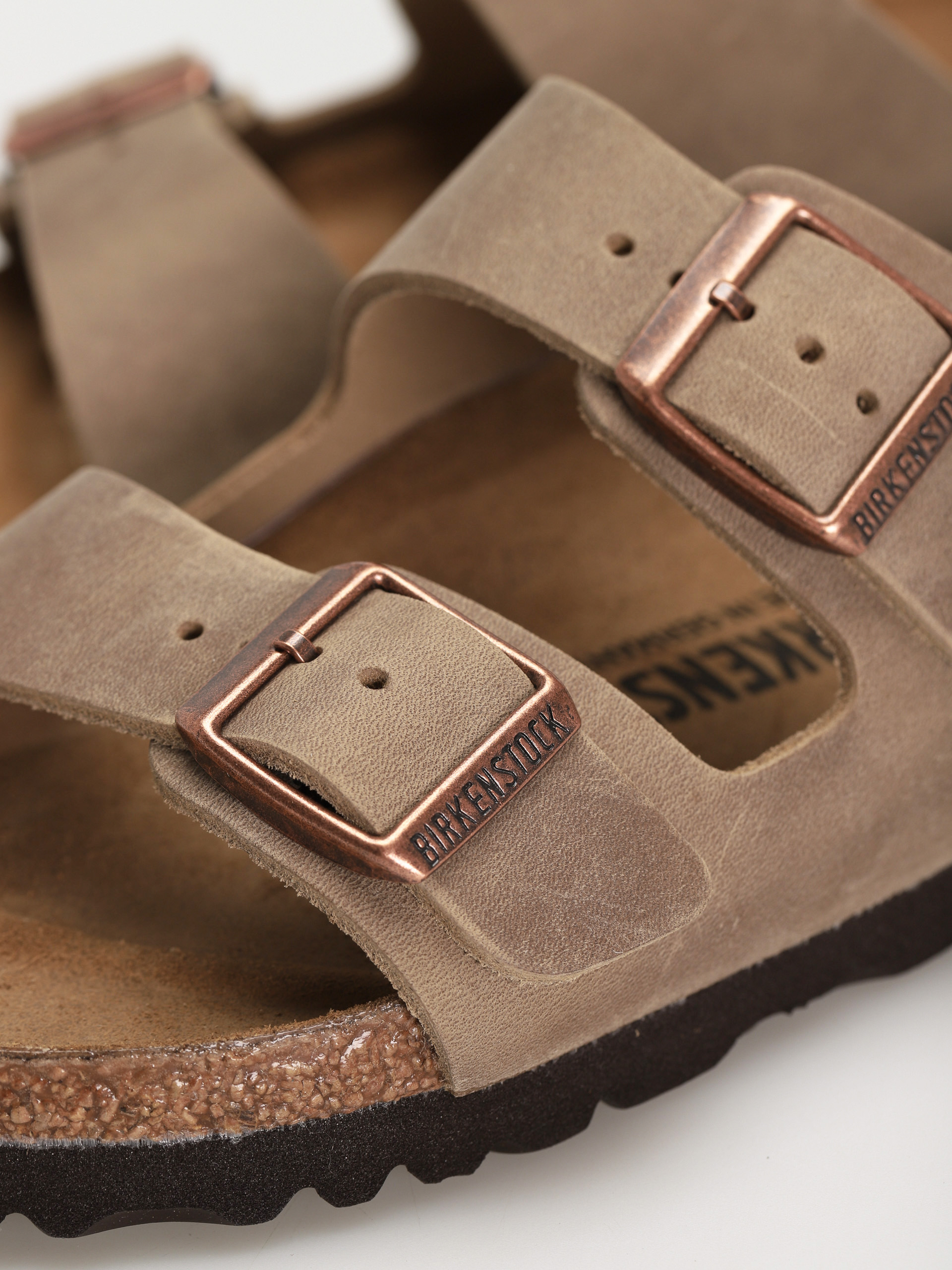 Шльопанці Birkenstock Arizona Narrow Wmn (tabacco brown waxy leather)