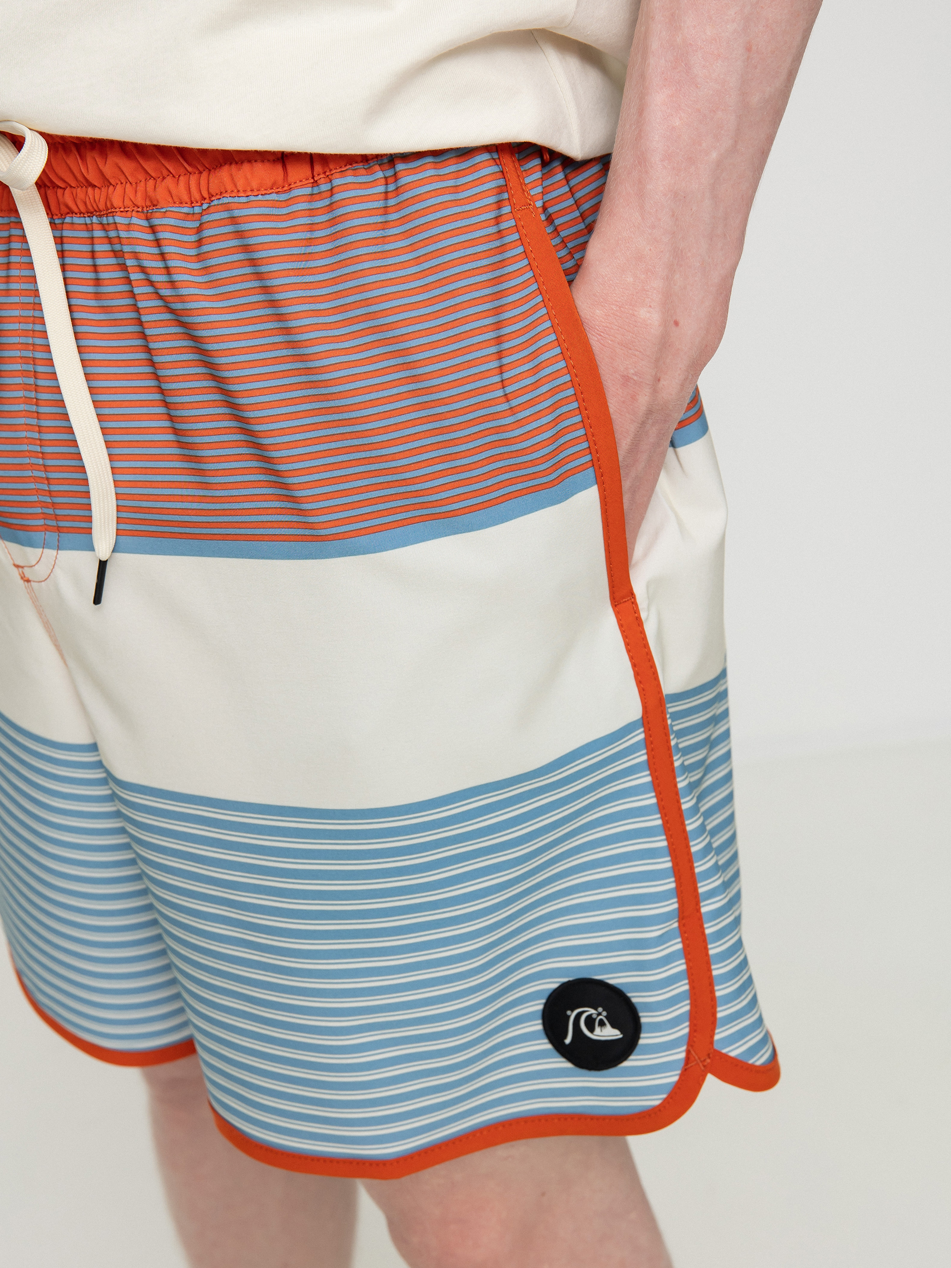 Шорти Quiksilver Ocean Scallop Str Volley 17 (burnt ochre)