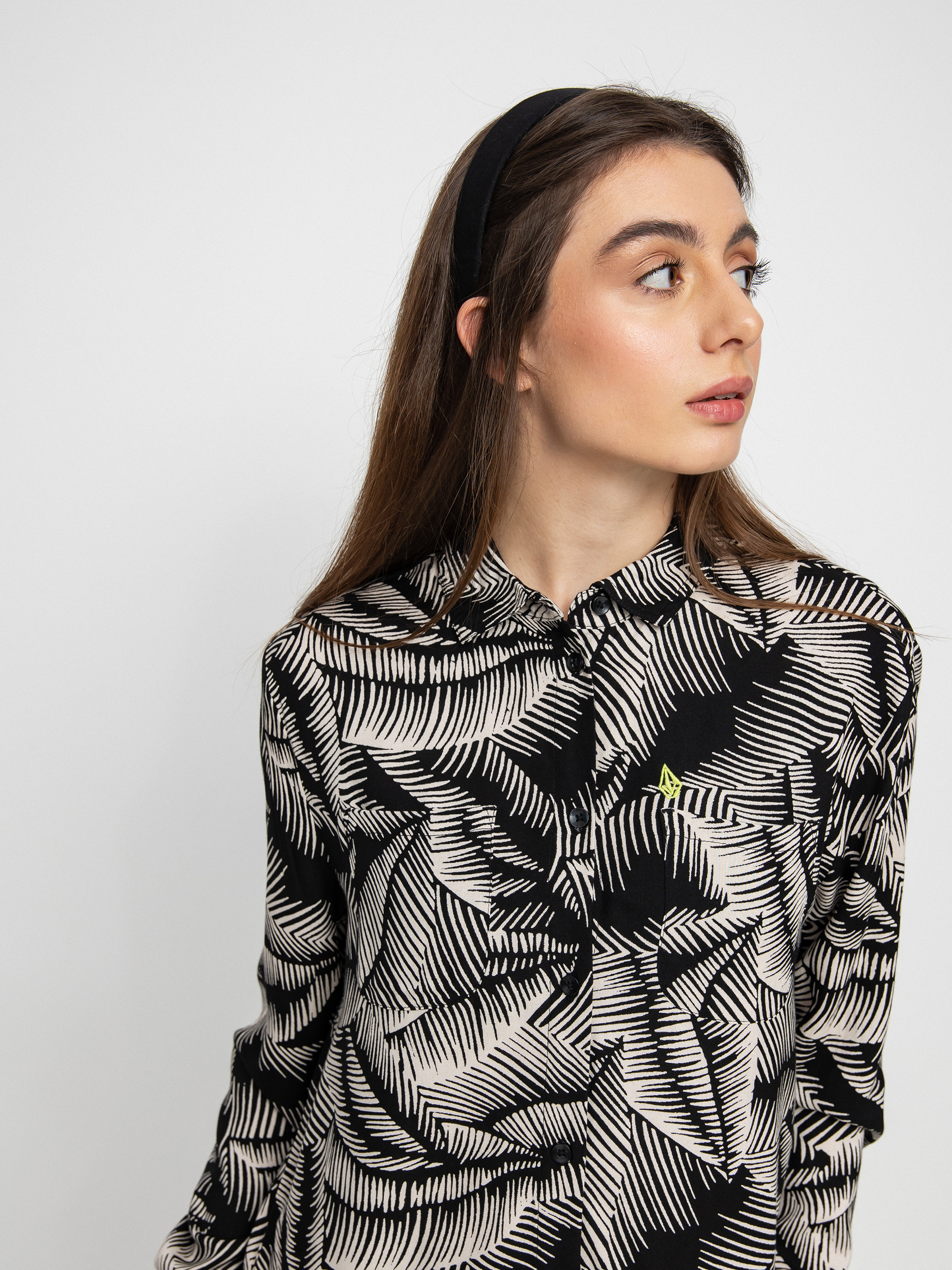 Жіночий  Комбінезон Volcom Stay Palm Romper (black white)