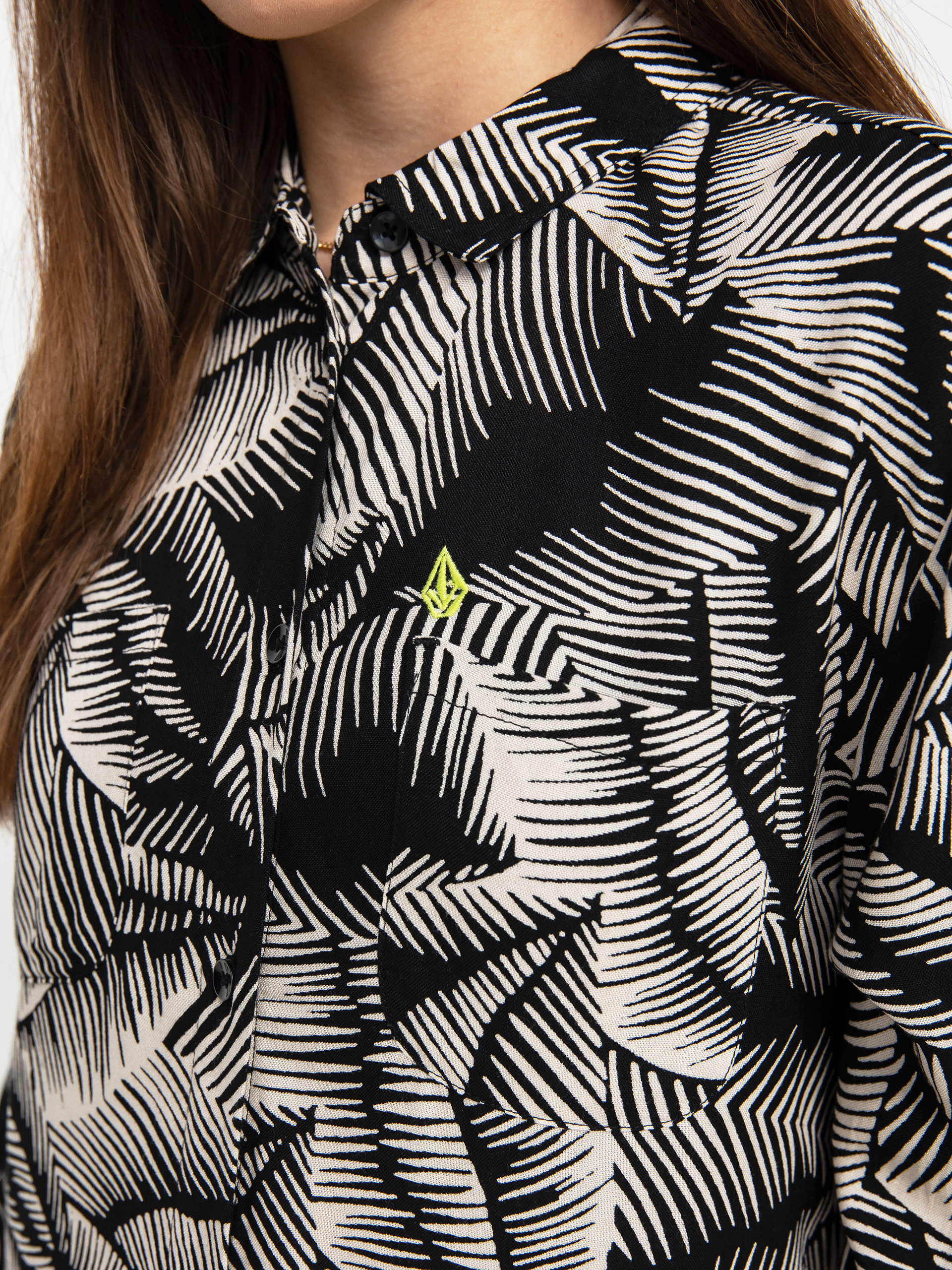 Жіночий  Комбінезон Volcom Stay Palm Romper (black white)