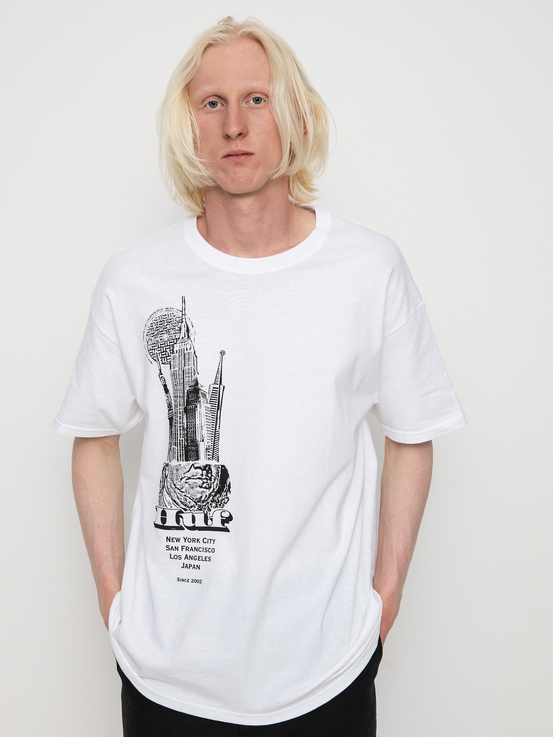 Футболка HUF Skyscrapers (white)