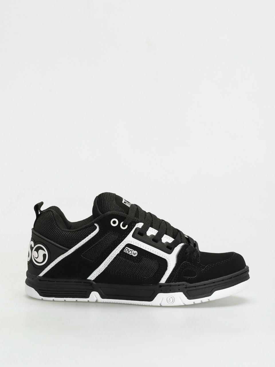 Взуття DVS Comanche (black white leather nubuck)