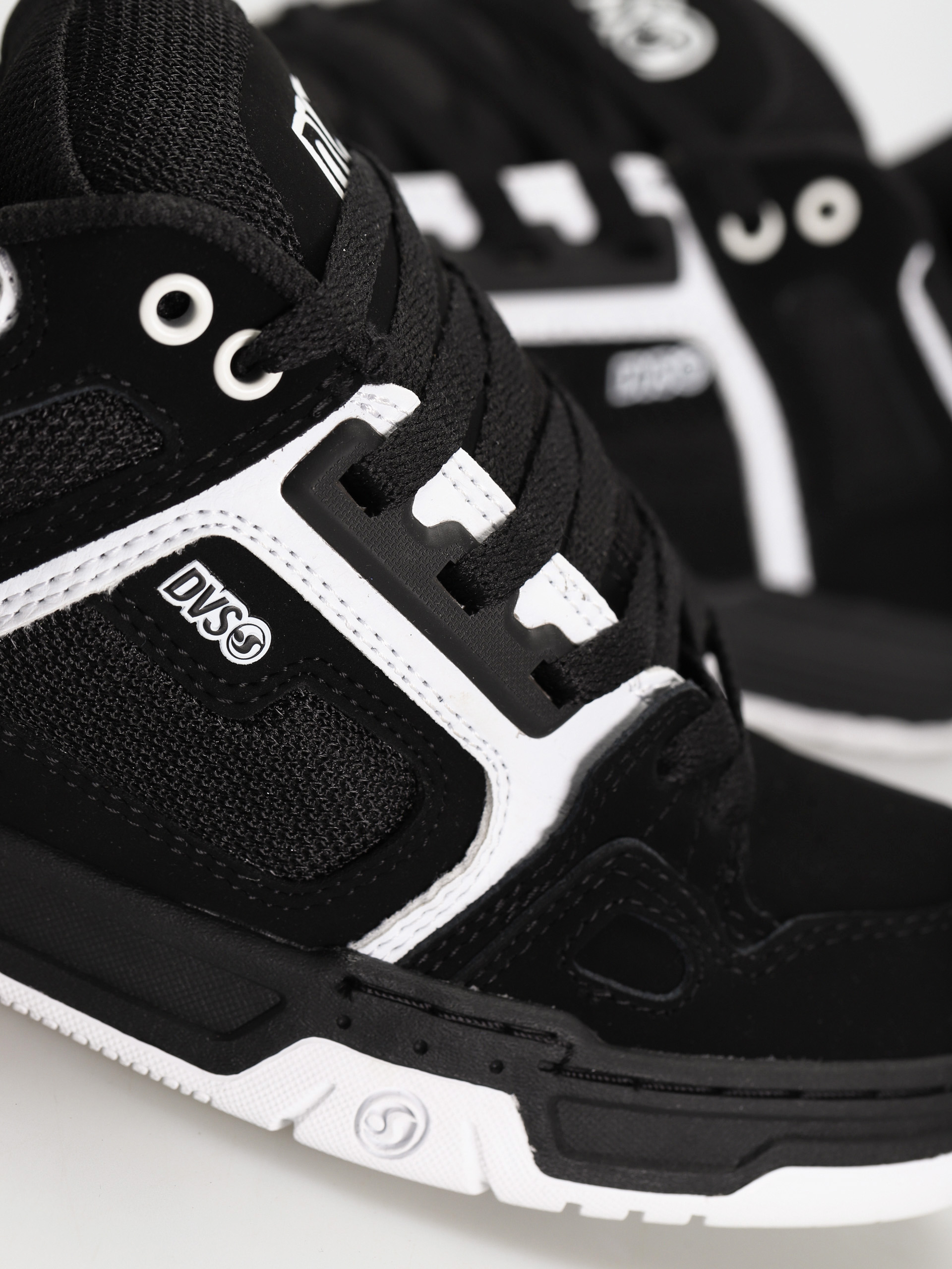 Взуття DVS Comanche (black white leather nubuck)