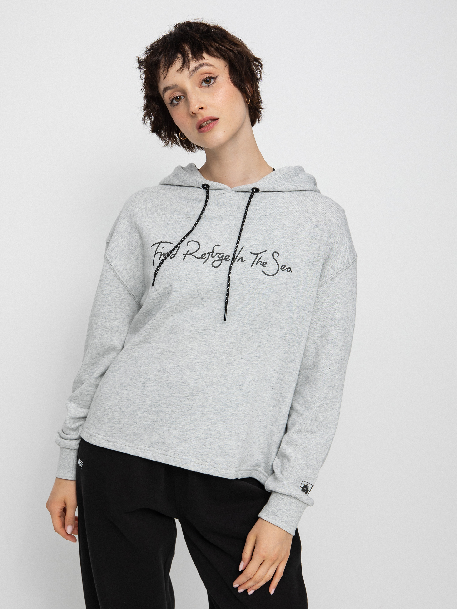 Худі Salty Crew Sand Set Crop Wmn (athletic heather)