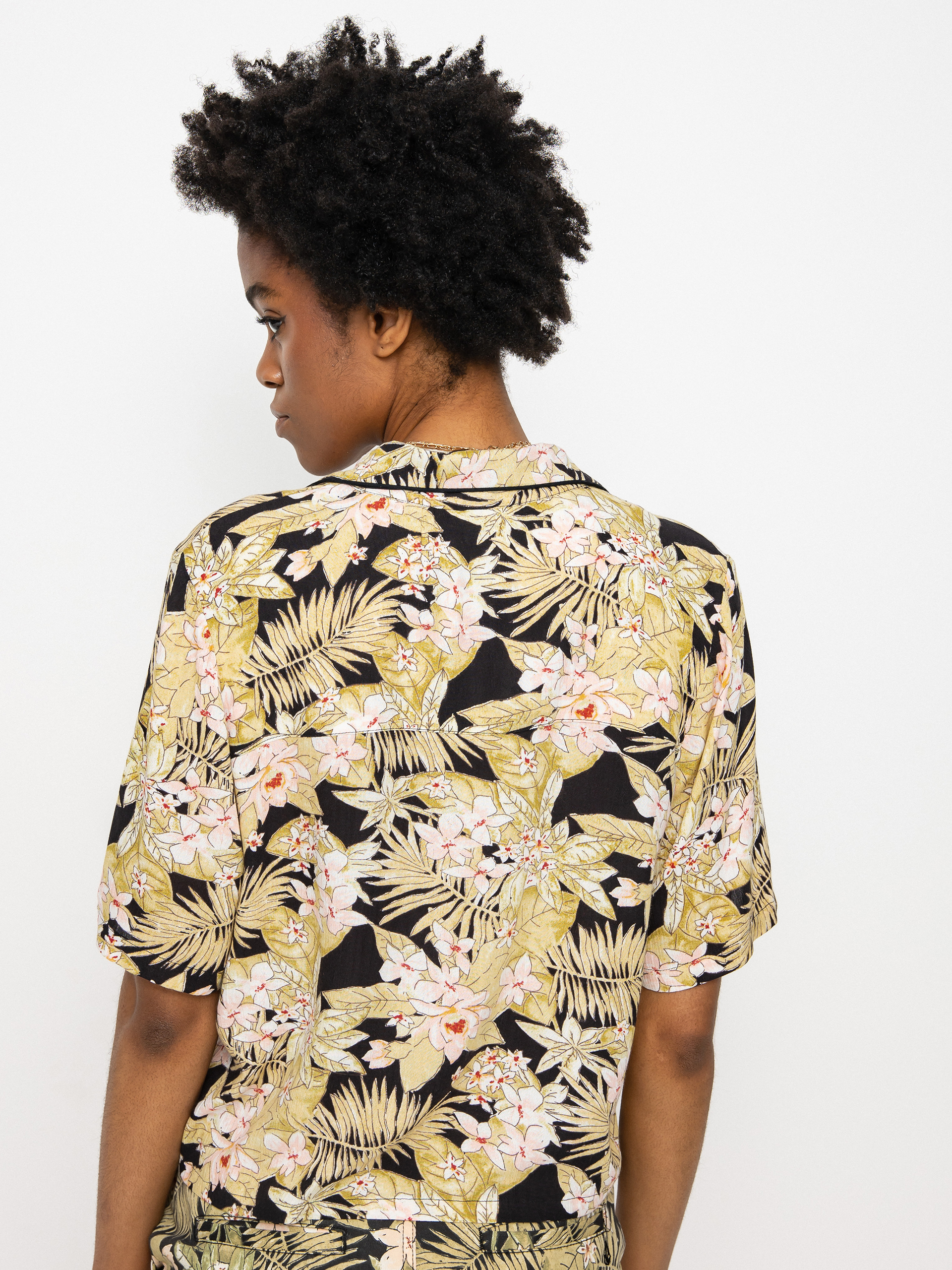 Сорочка Volcom Static Bloom Top Wmn (black combo)