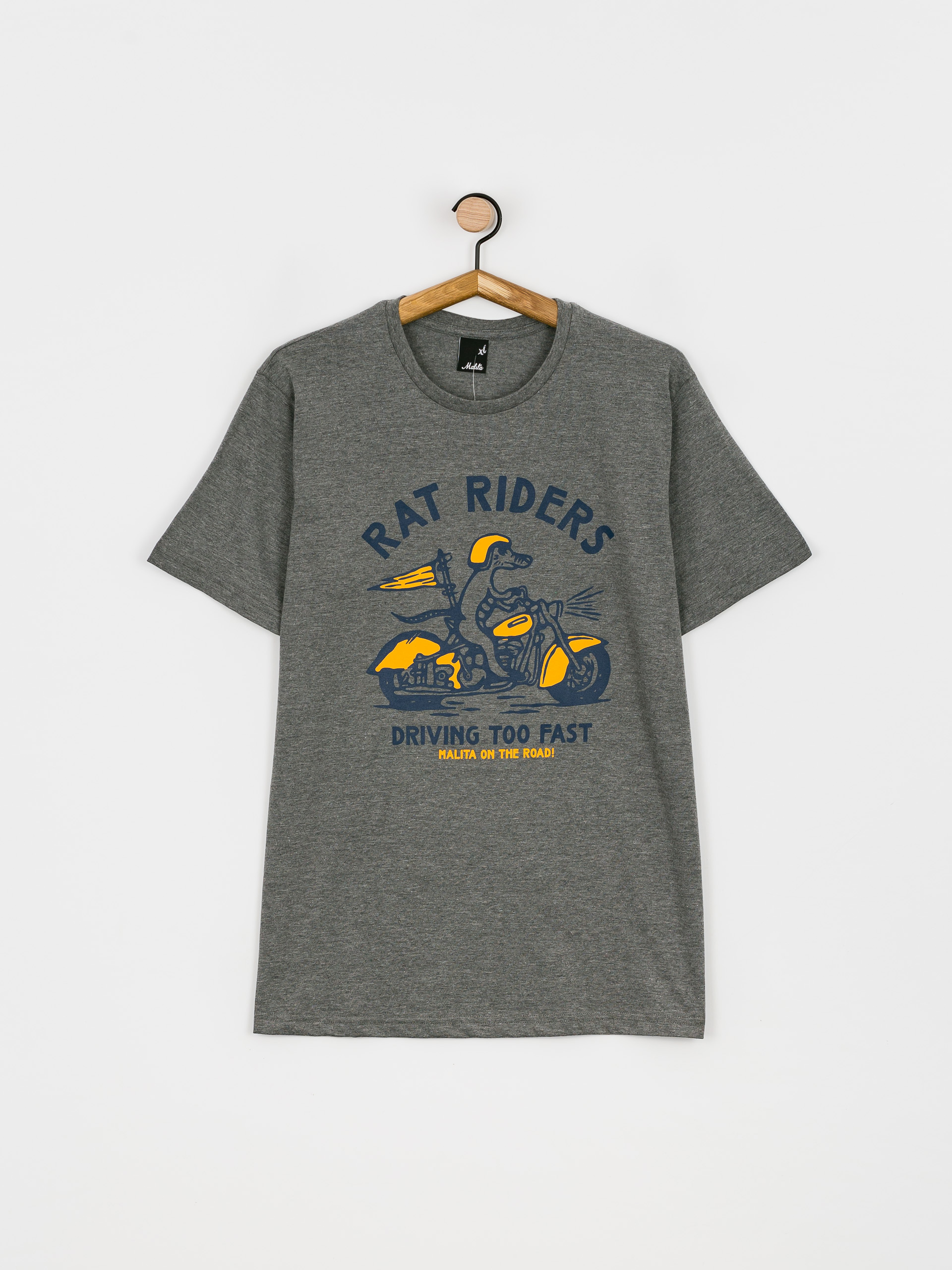 Футболка Malita Rat Riders (heather grey)
