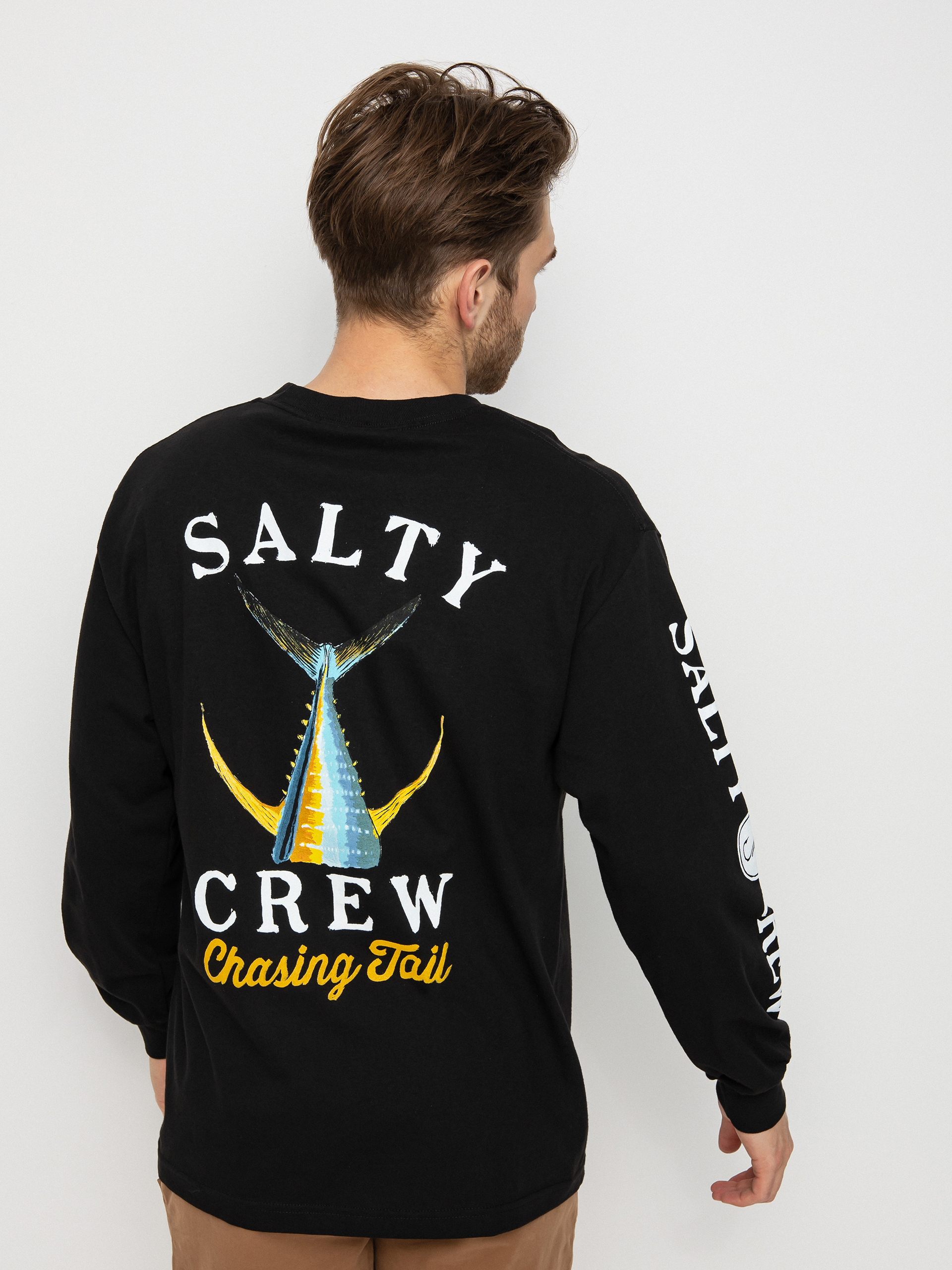 Лонгслів Salty Crew Tailed (black)