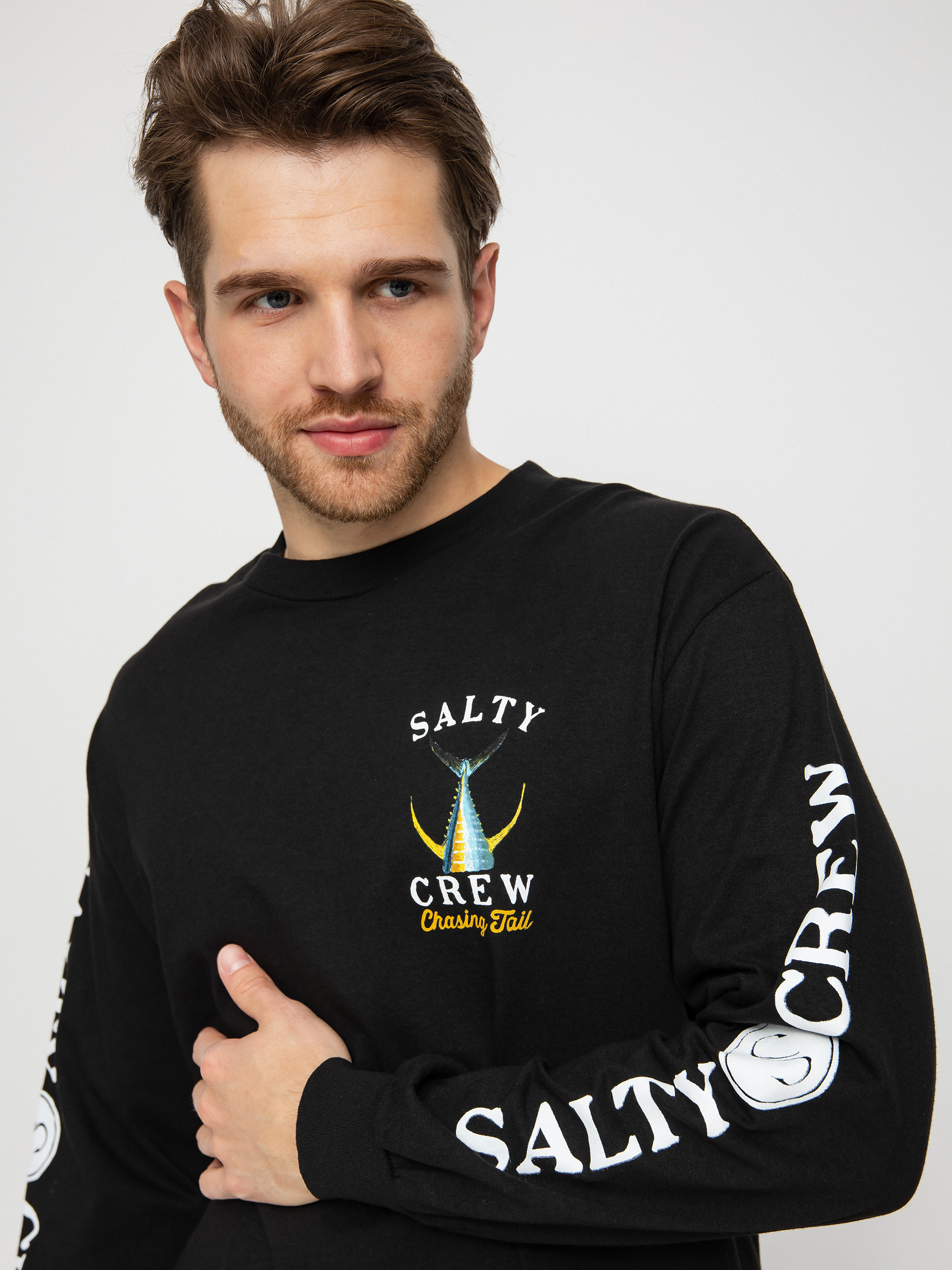Лонгслів Salty Crew Tailed (black)