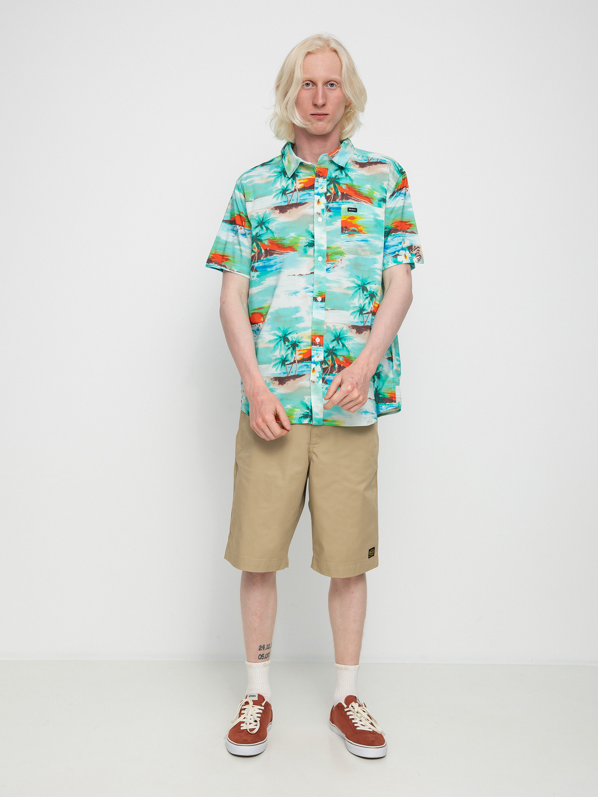 Сорочка RVCA Paradiso (teal)