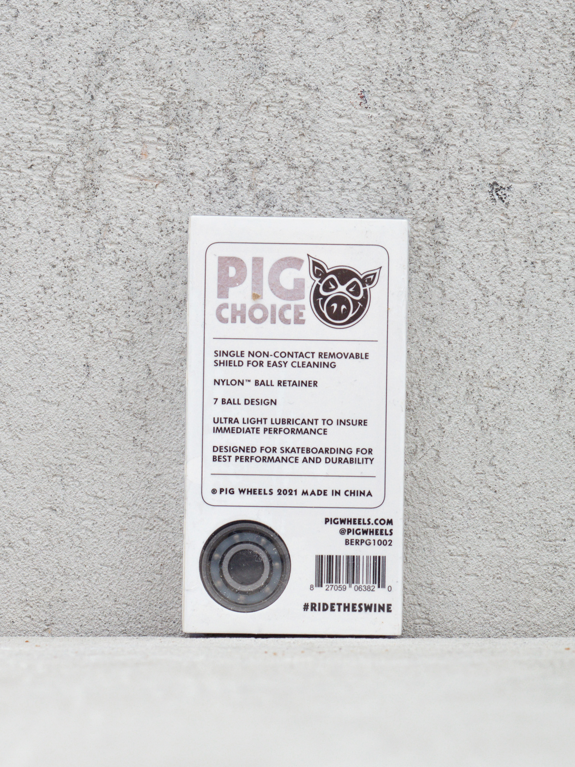 Підшипники Pig Choice Bearnigs (silver/white)