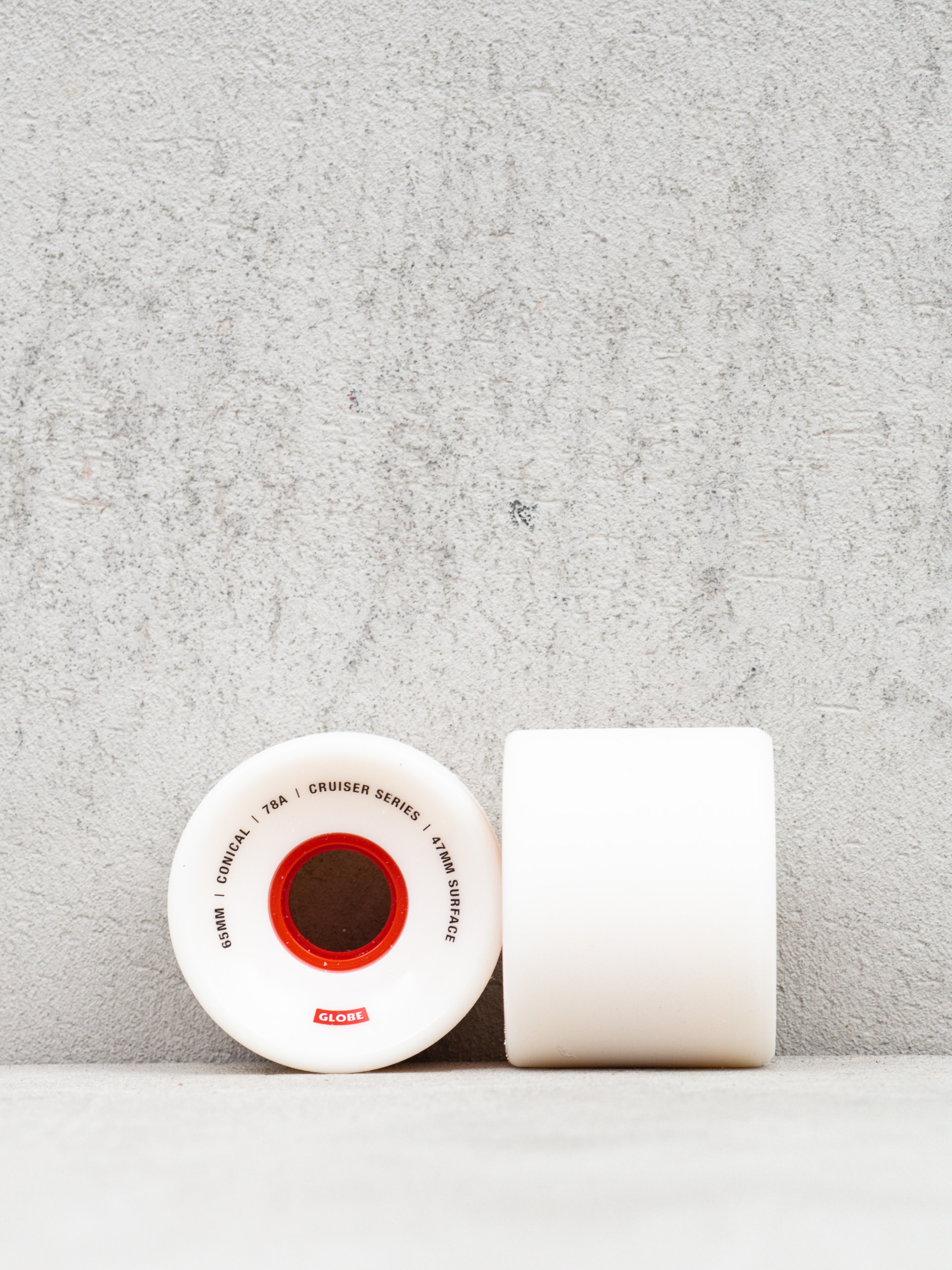 u041au043eu043bu0435u0441u0430 Globe Conical Cruiser (white/red)