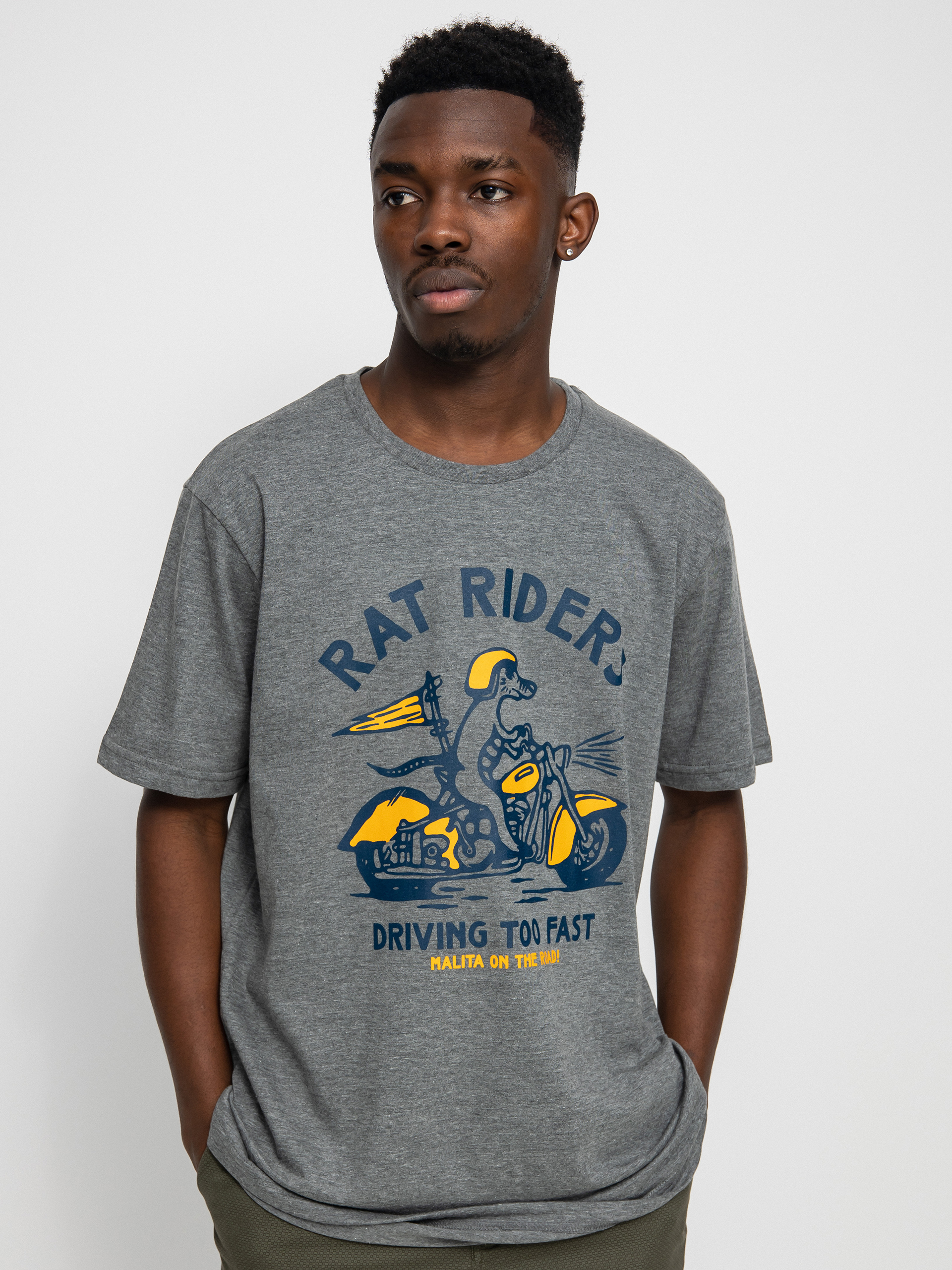 Футболка Malita Rat Riders (heather grey)