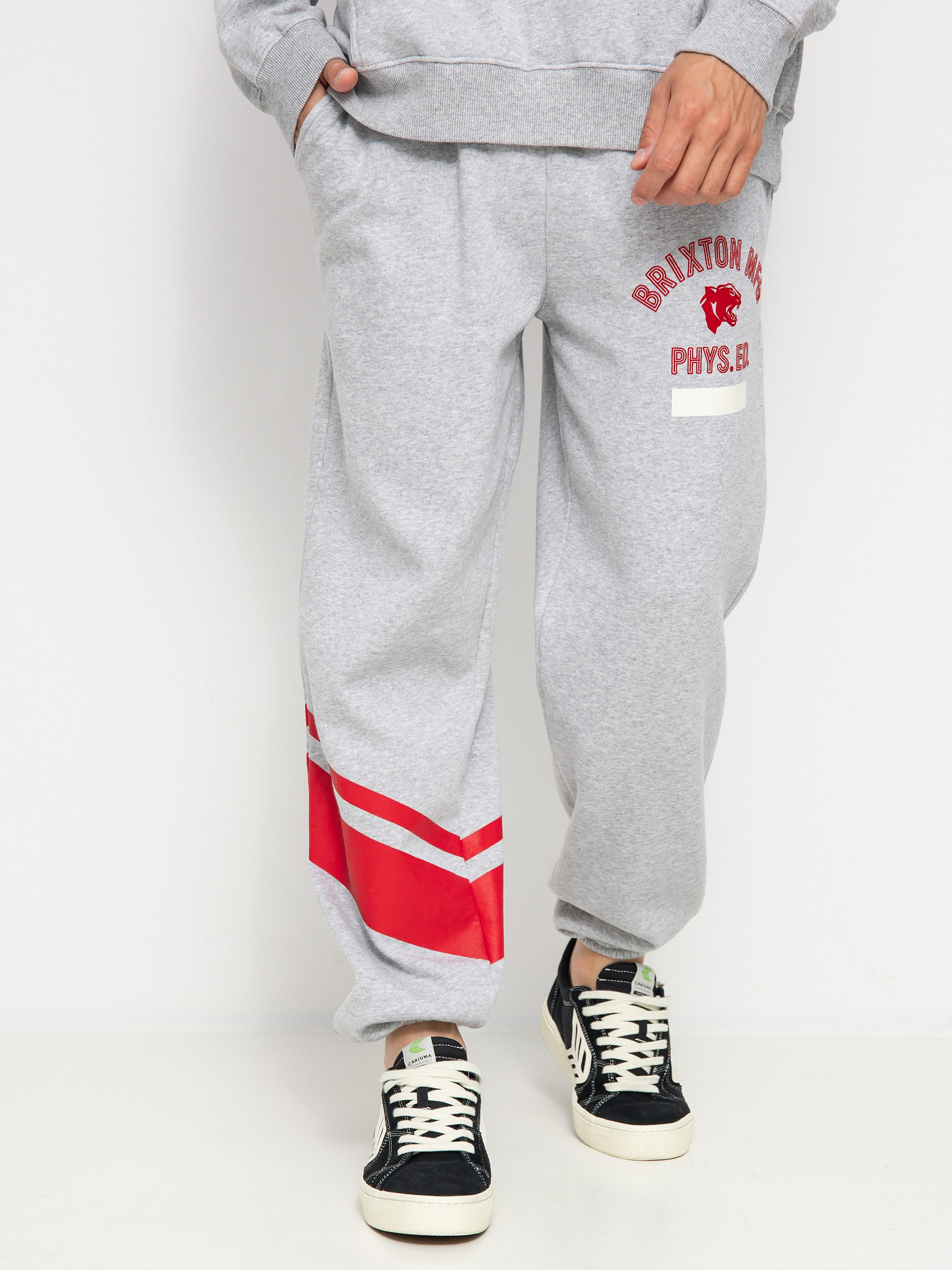 Штани Brixton Phys. Ed. Sweatpant (heather grey)