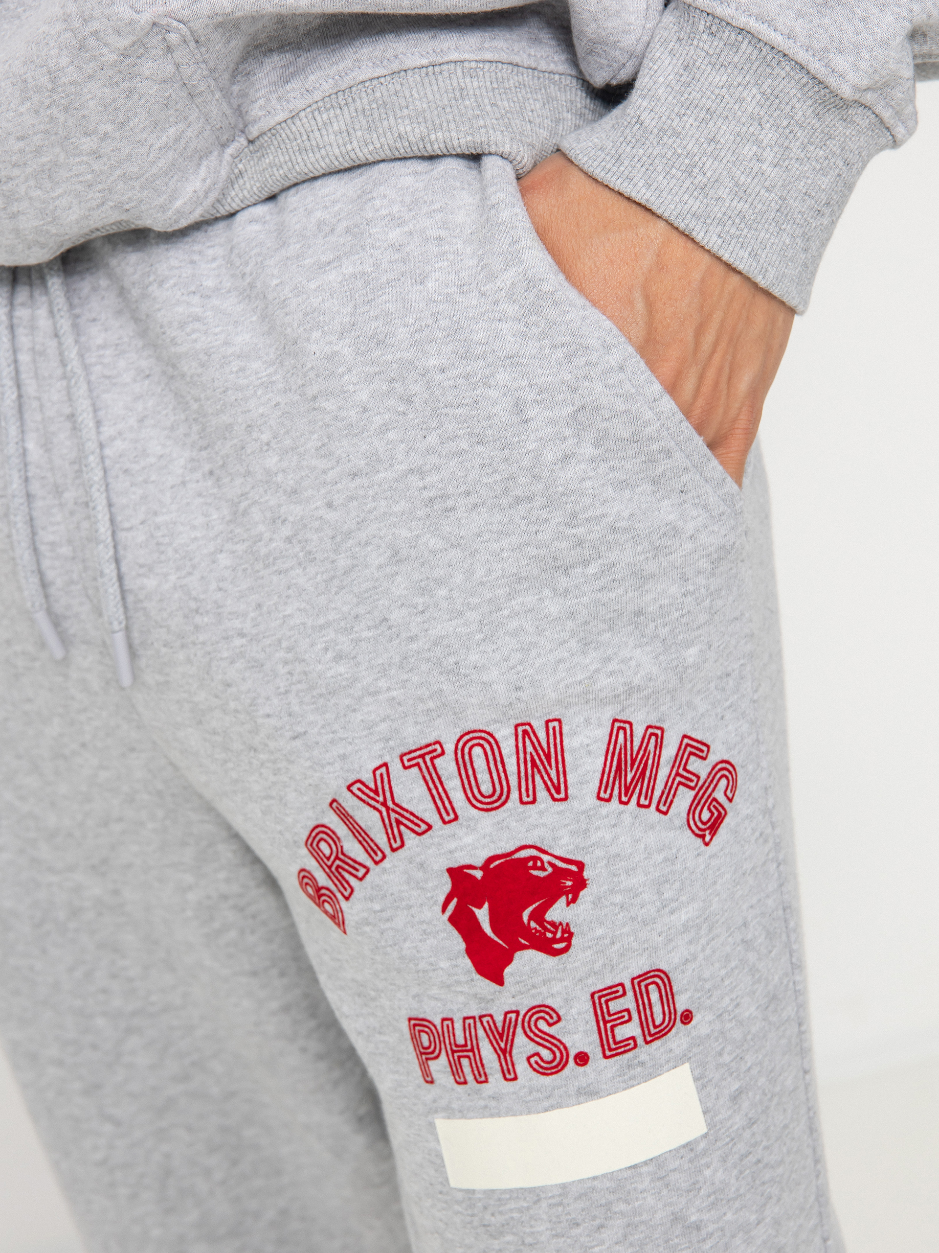 Штани Brixton Phys. Ed. Sweatpant (heather grey)