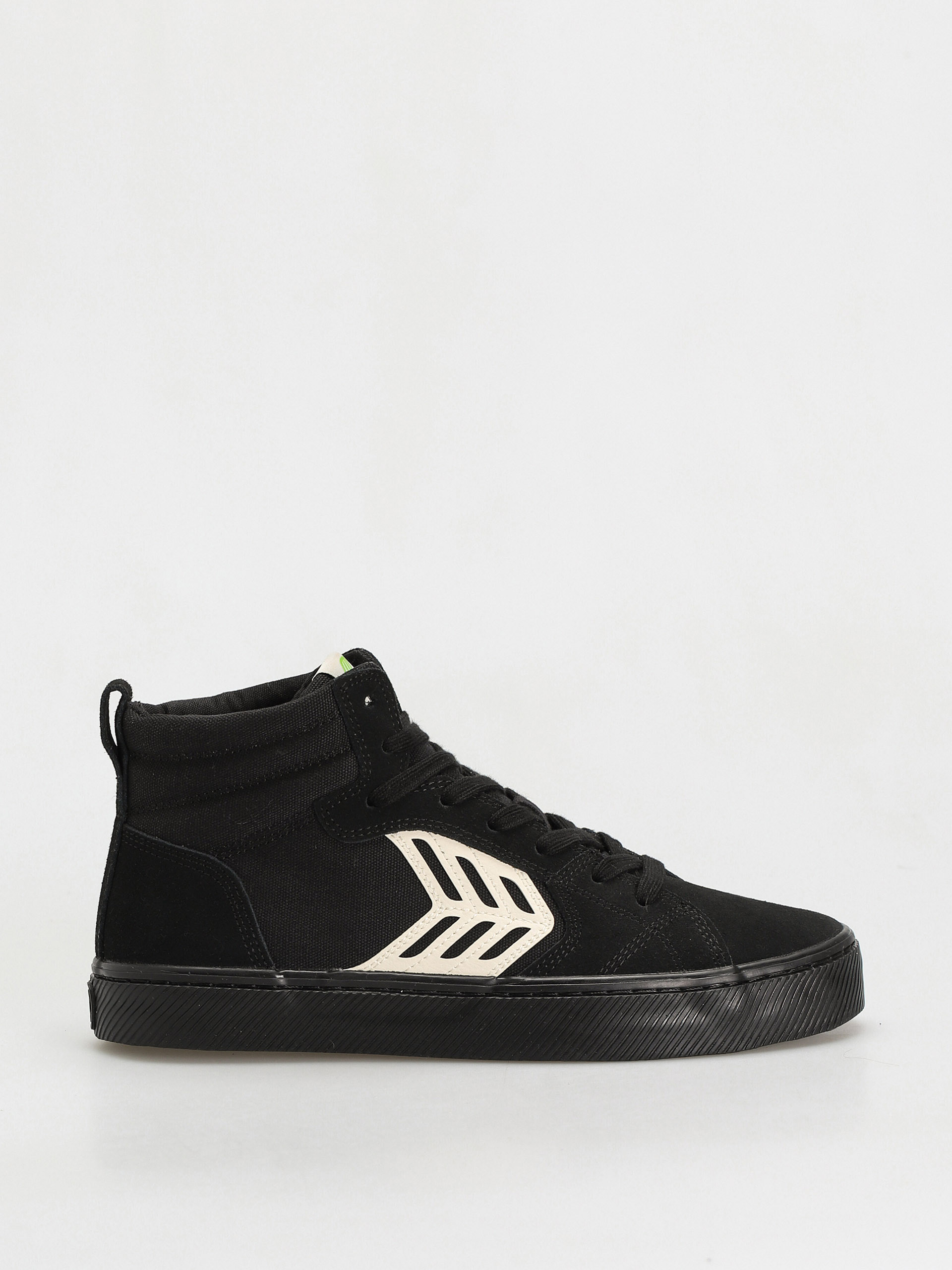 u0412u0437u0443u0442u0442u044f Cariuma Catiba High Pro (all black suede and canvas ivory logo)