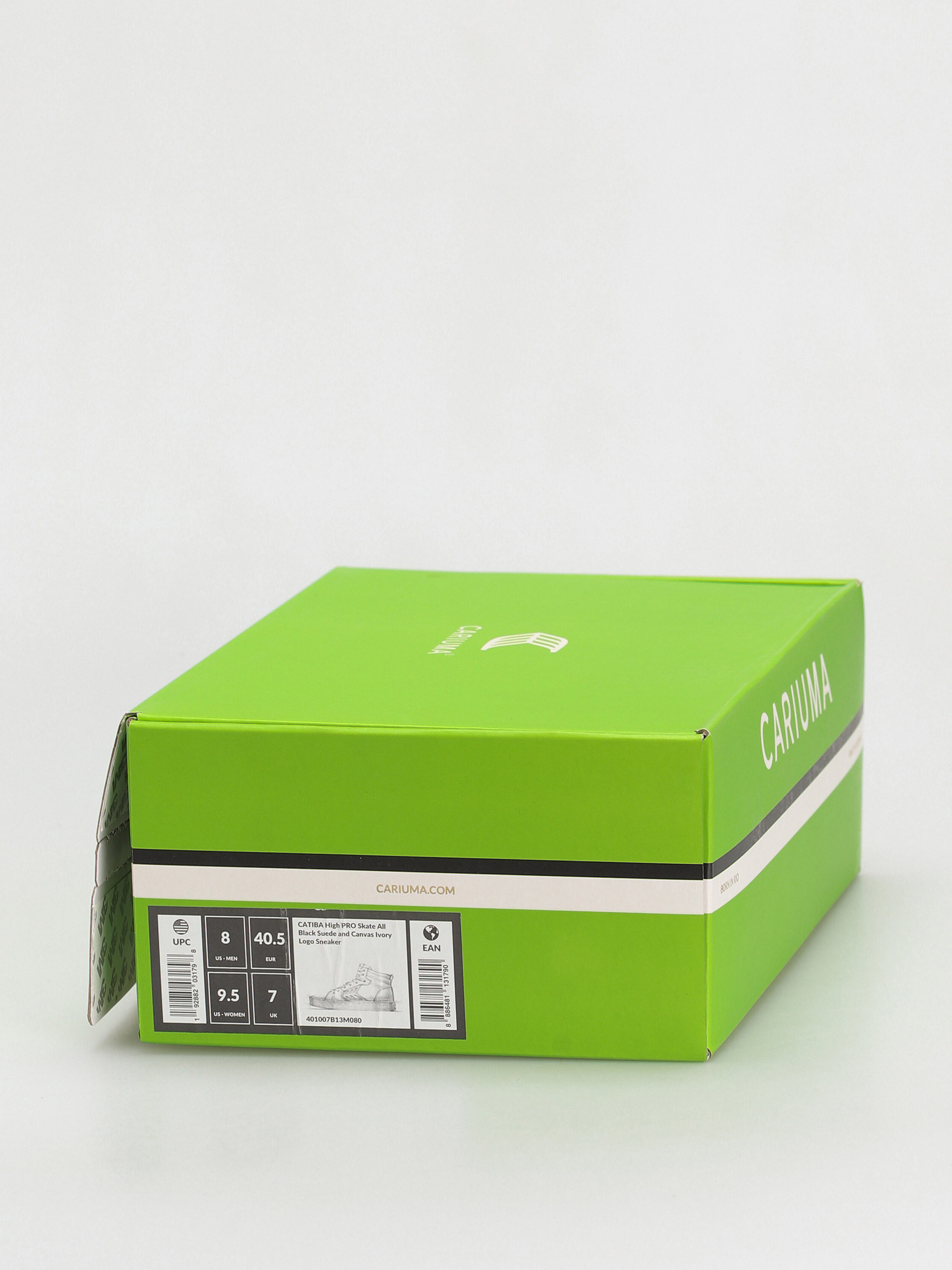 Взуття Cariuma Catiba High Pro (all black suede and canvas ivory logo)