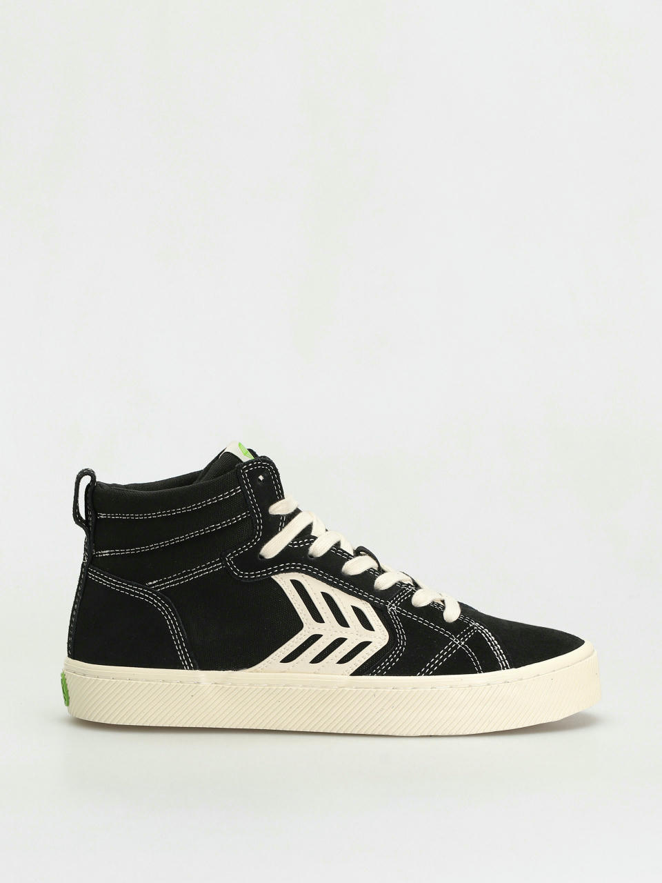 Взуття Cariuma Catiba High Pro (black suede and canvas contrast thread ivory logo)