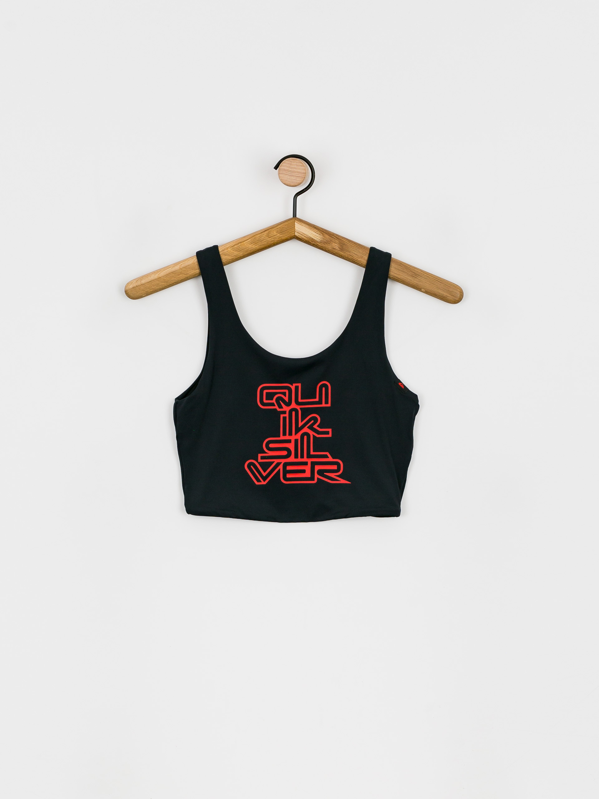 Білизна (верх) Quiksilver X Stranger Things Upside Down Scoop Singlet Wmn (black)