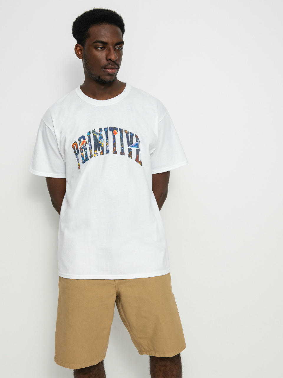 Футболка Primitive Collegiate Aquatic (white)