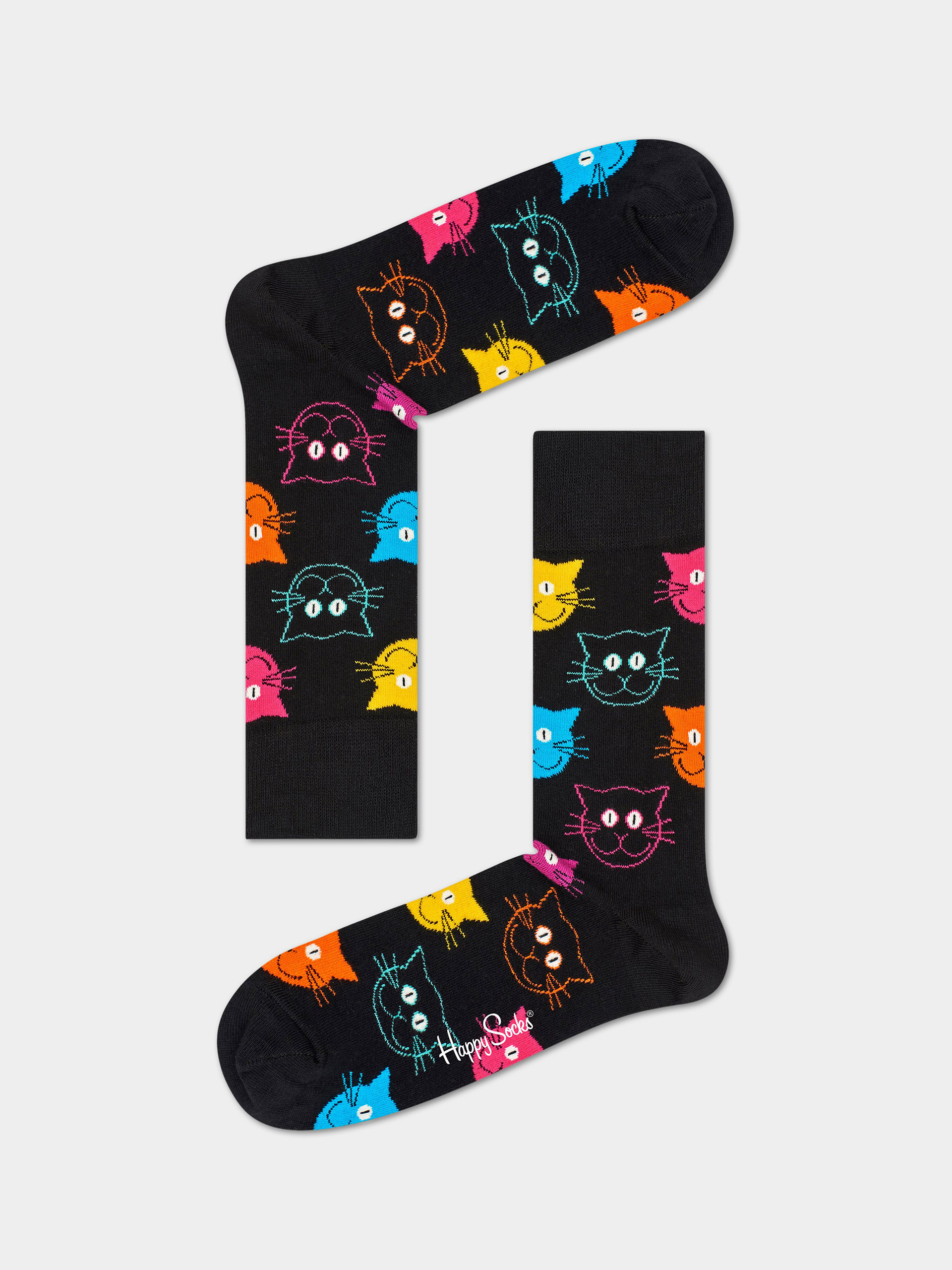  Шкарпетки Happy Socks Cat (black)