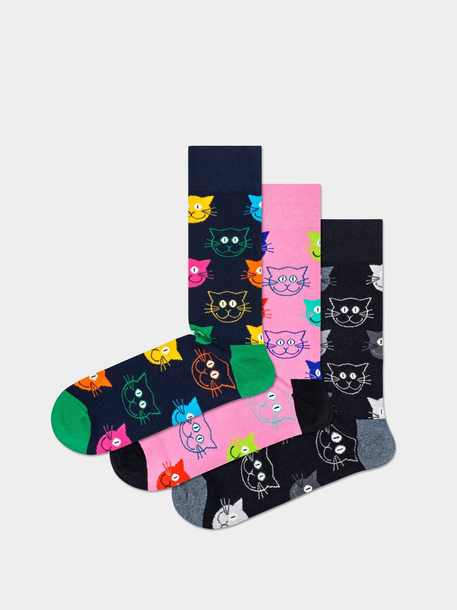  Шкарпетки Happy Socks 3 Pack Mixed Cat Gift Set (multi)