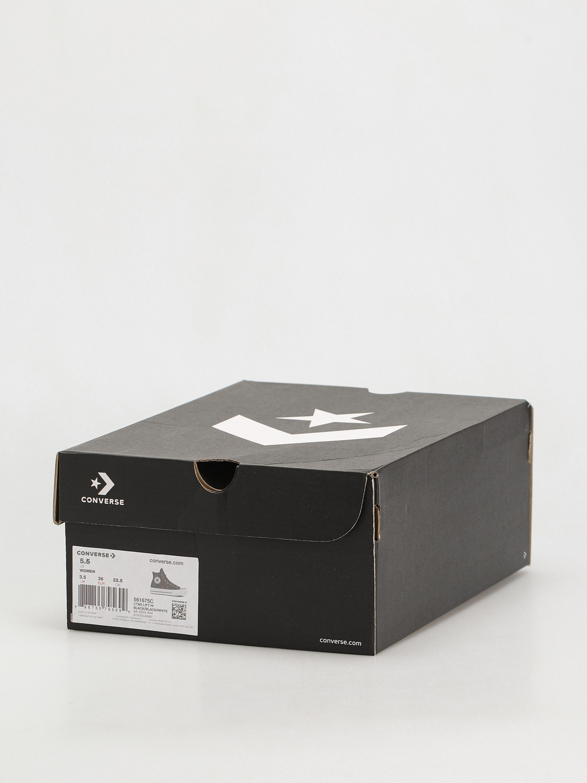 Кеди Converse Chuck Taylor All Star Lift Hi Wmn (black/black/white)