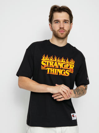 Футболка Champion X Stranger Things Crewneck T-Shirt 217791 (nbk)