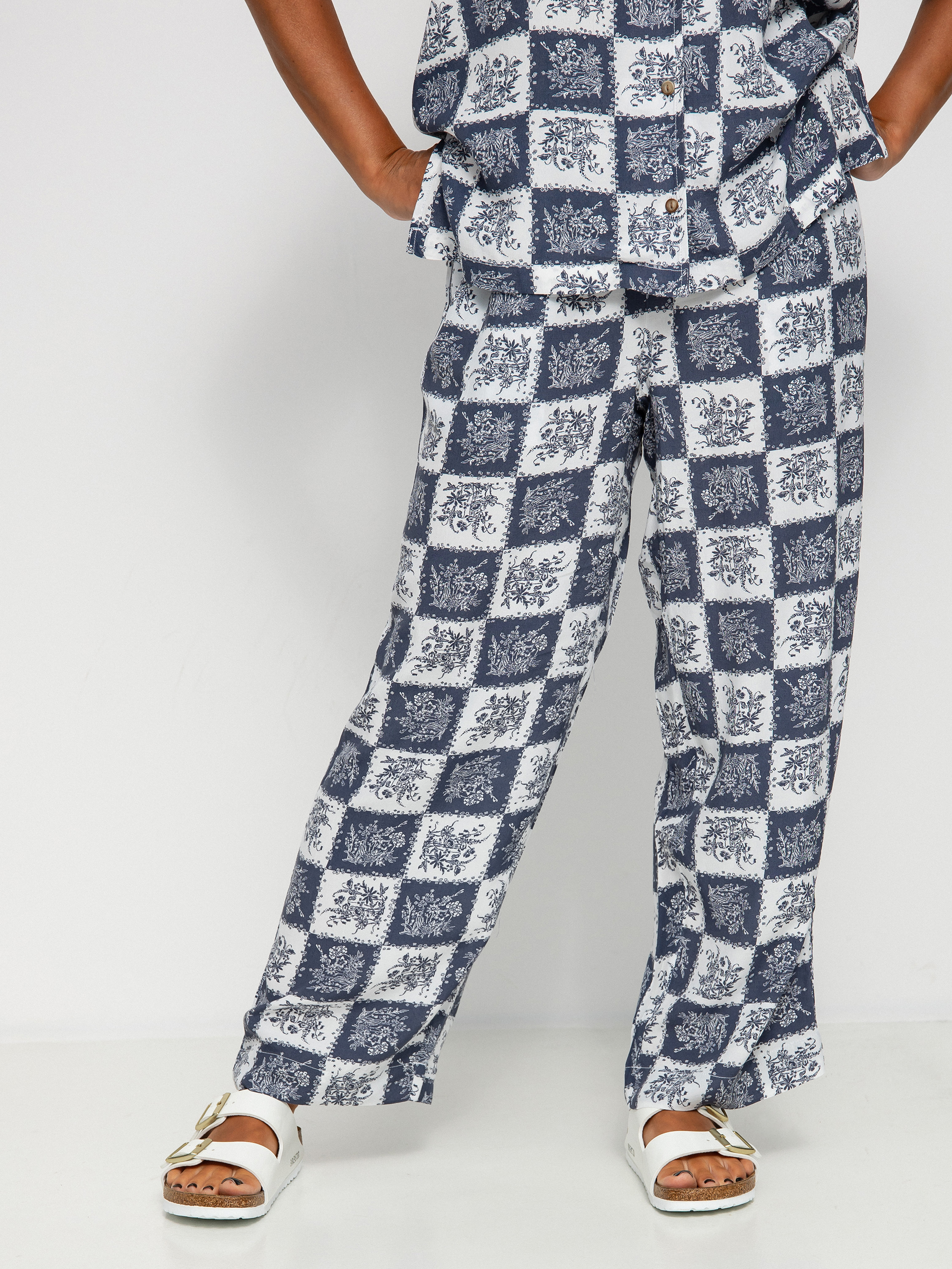Штани Brixton Patchwork Crop Pant Wmn (joe blue)