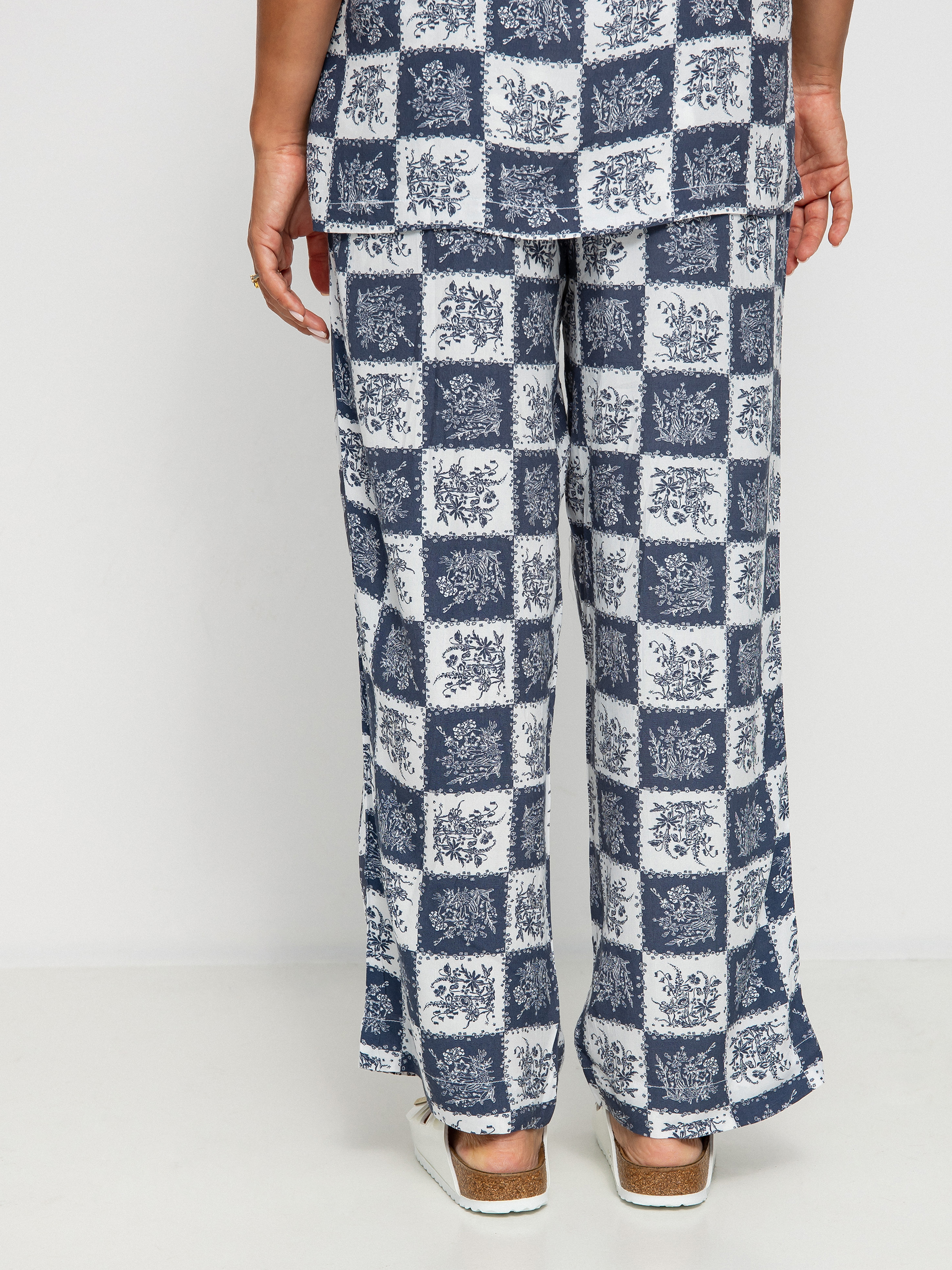 Штани Brixton Patchwork Crop Pant Wmn (joe blue)