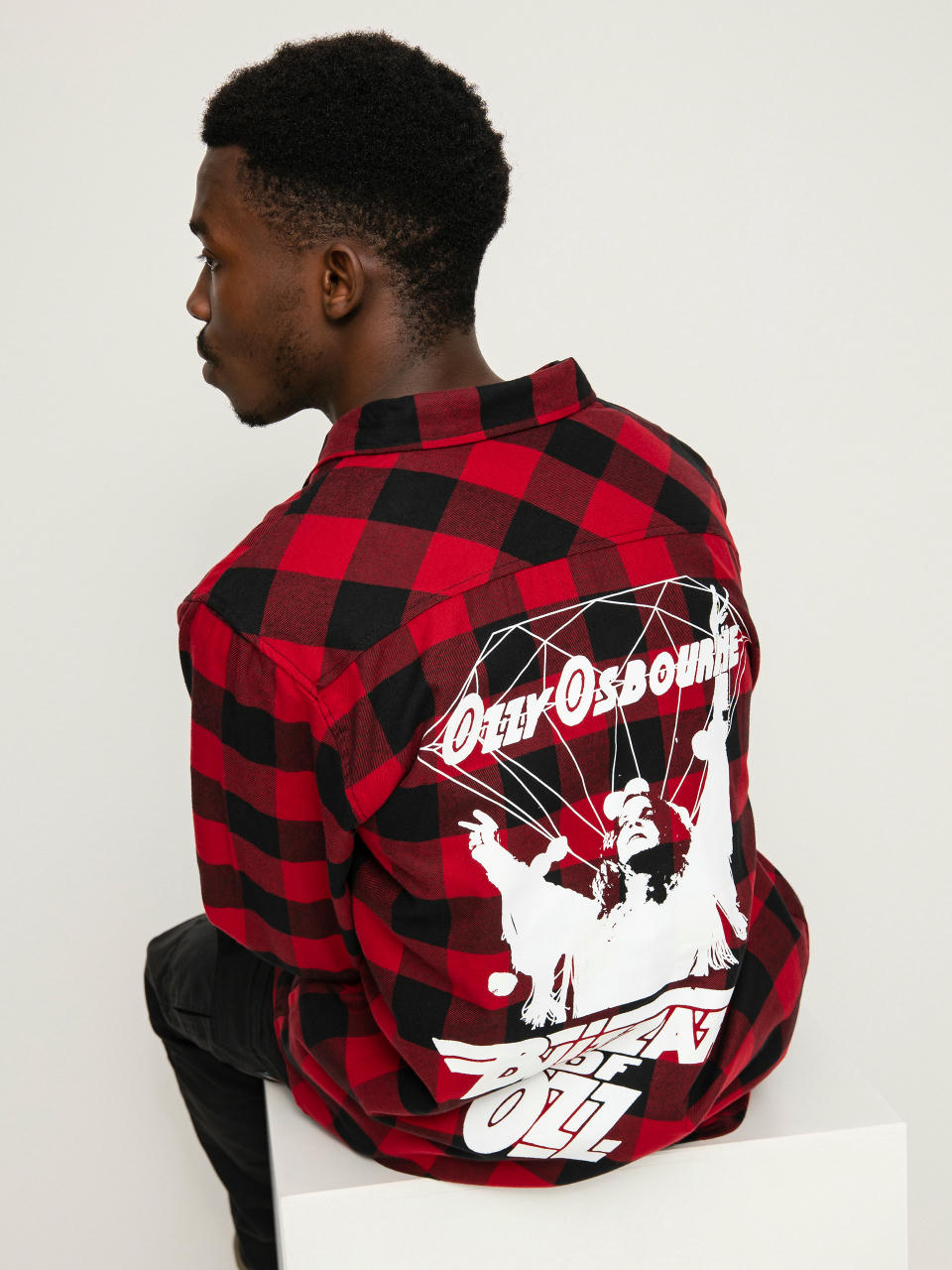 Сорочка Diamond Supply Co. Dark Idol Flannel (red)